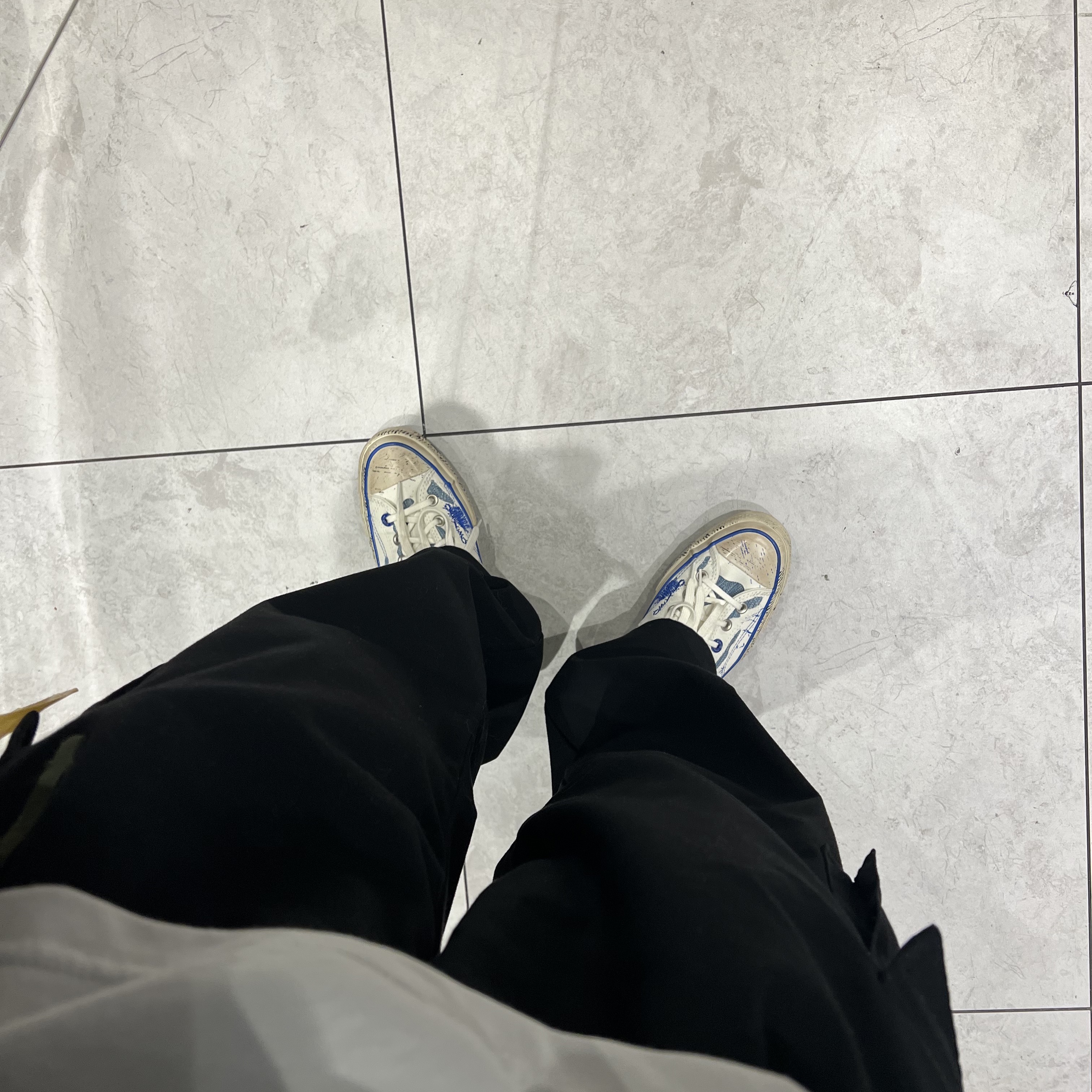 Converse x Ader Error Chuck 70 High White, Jordan 1 x Bephies Beauty Supply x Union Retro High OG SP Summer '96 착용 스타일 - 2