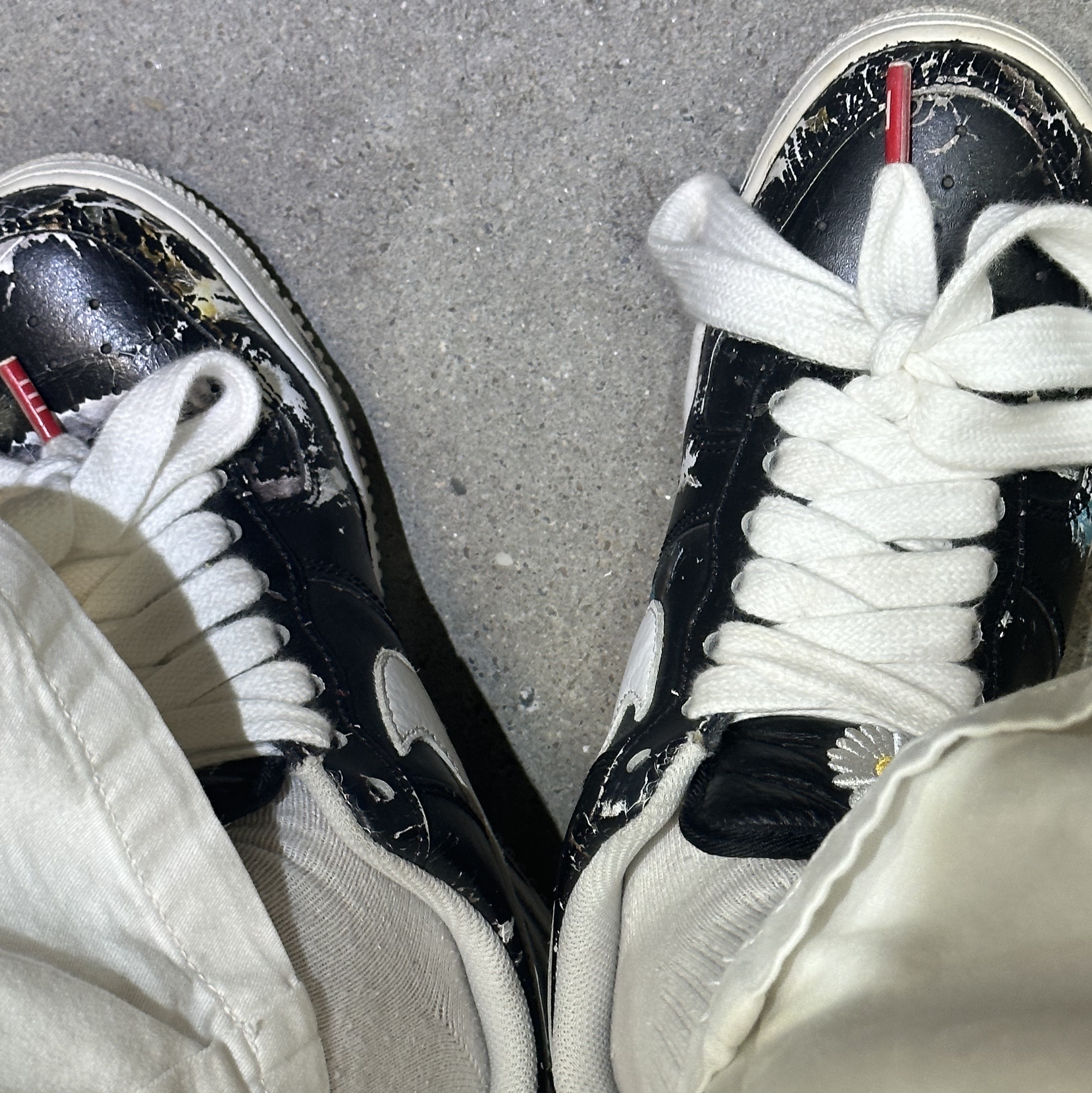 Nike x Peaceminusone Air Force 1 Low Para-Noise 착용 스타일
