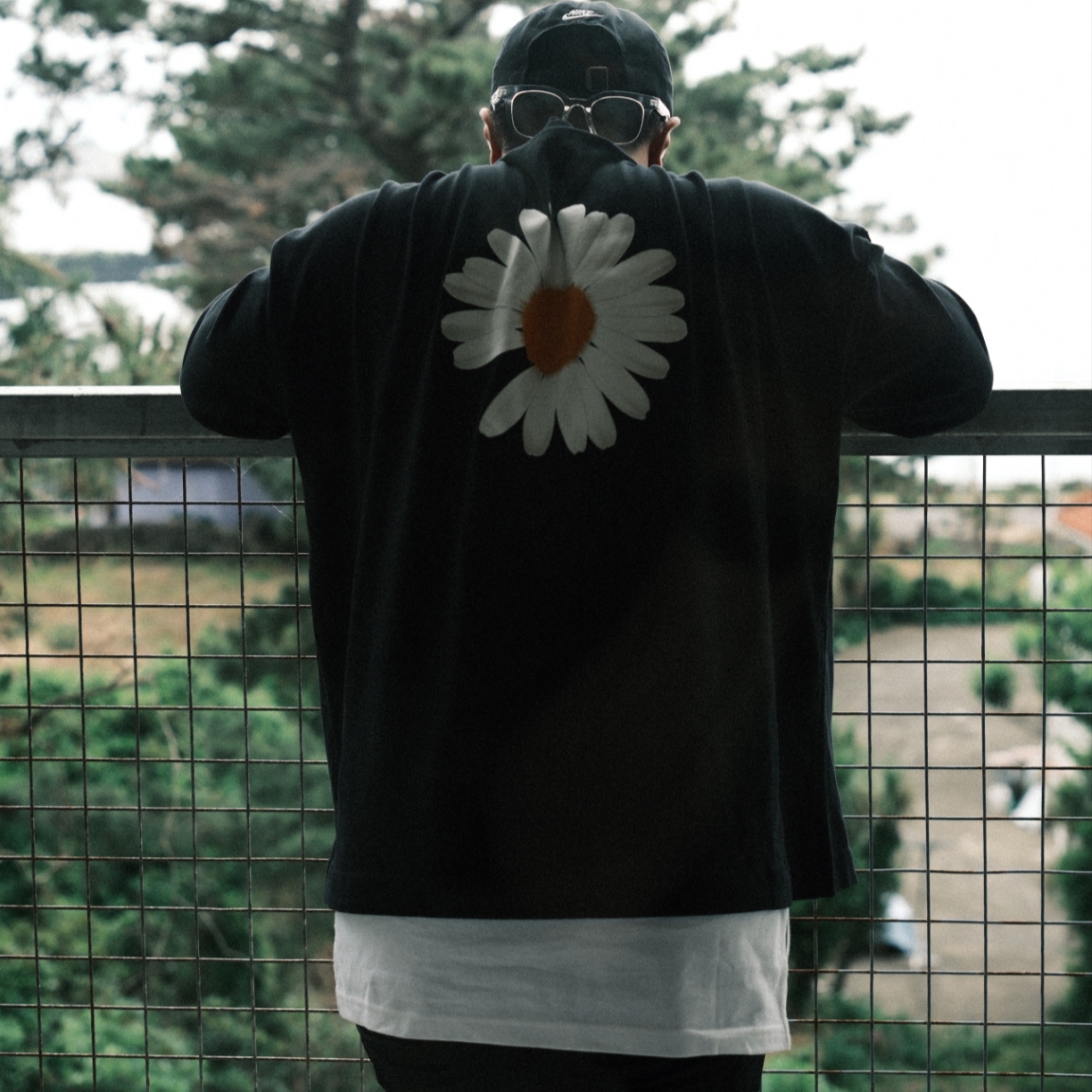 Nike x Peaceminusone LS T-Shirt Black (DR0098-010) 착용 스타일 - 2