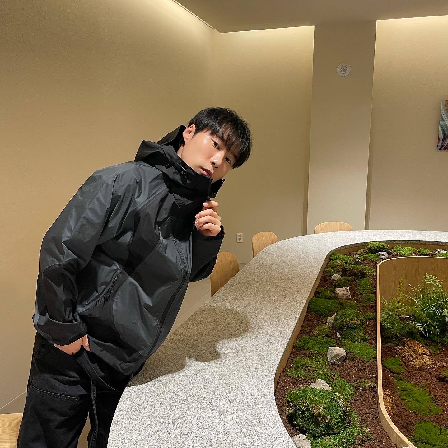Sansan Gear 3L Jacket Black - 23SS 착용 스타일 - 1