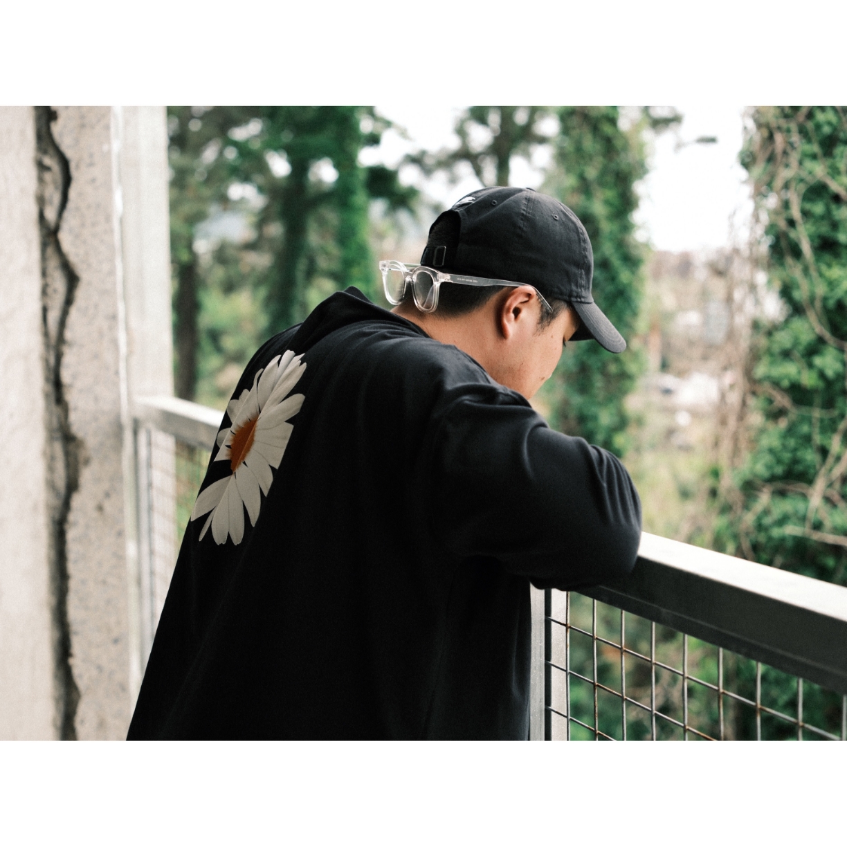 Nike x Peaceminusone LS T-Shirt Black (DR0098-010) 착용 스타일 - 1