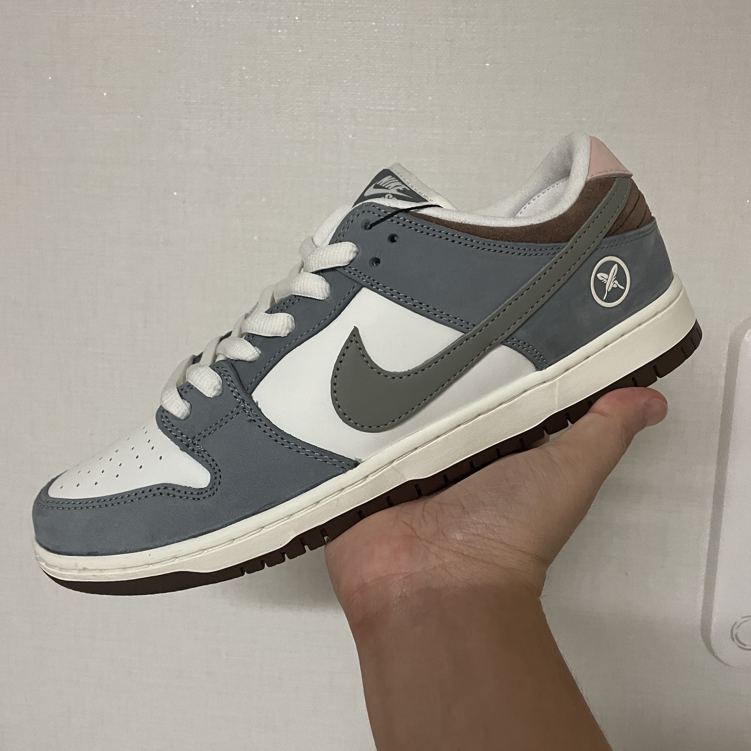 Nike x Yuto Horigome SB Dunk Low Wolf Grey 착용 스타일 - 1