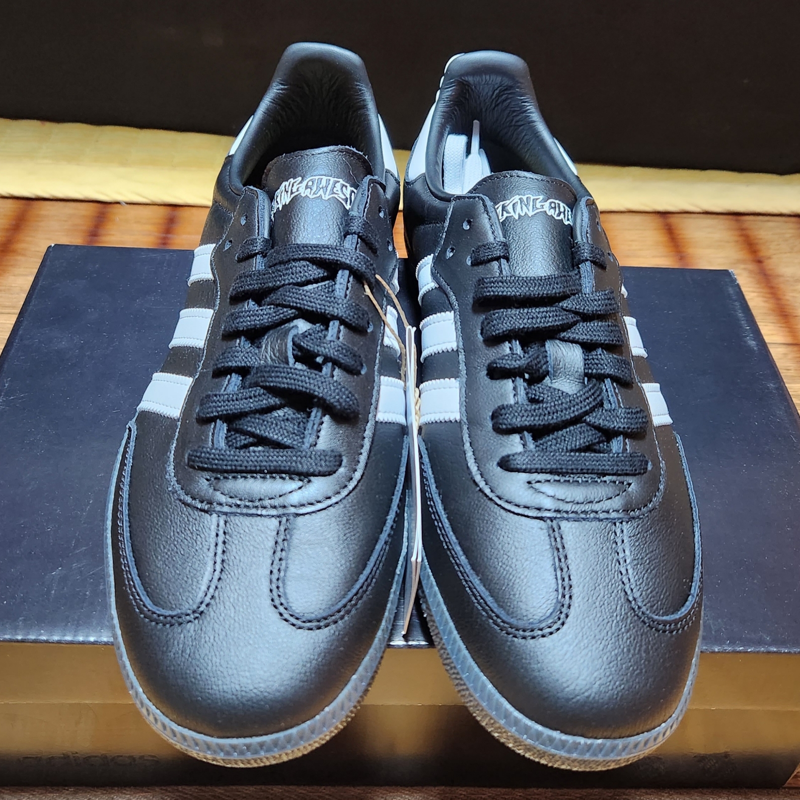 Adidas x Fucking Awesome Samba Core Black 착용 스타일 - 1