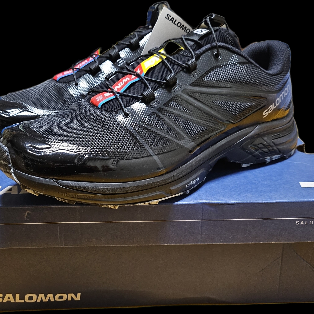 Salomon x Palace XT-Wings 2 Black 착용 스타일 - 1