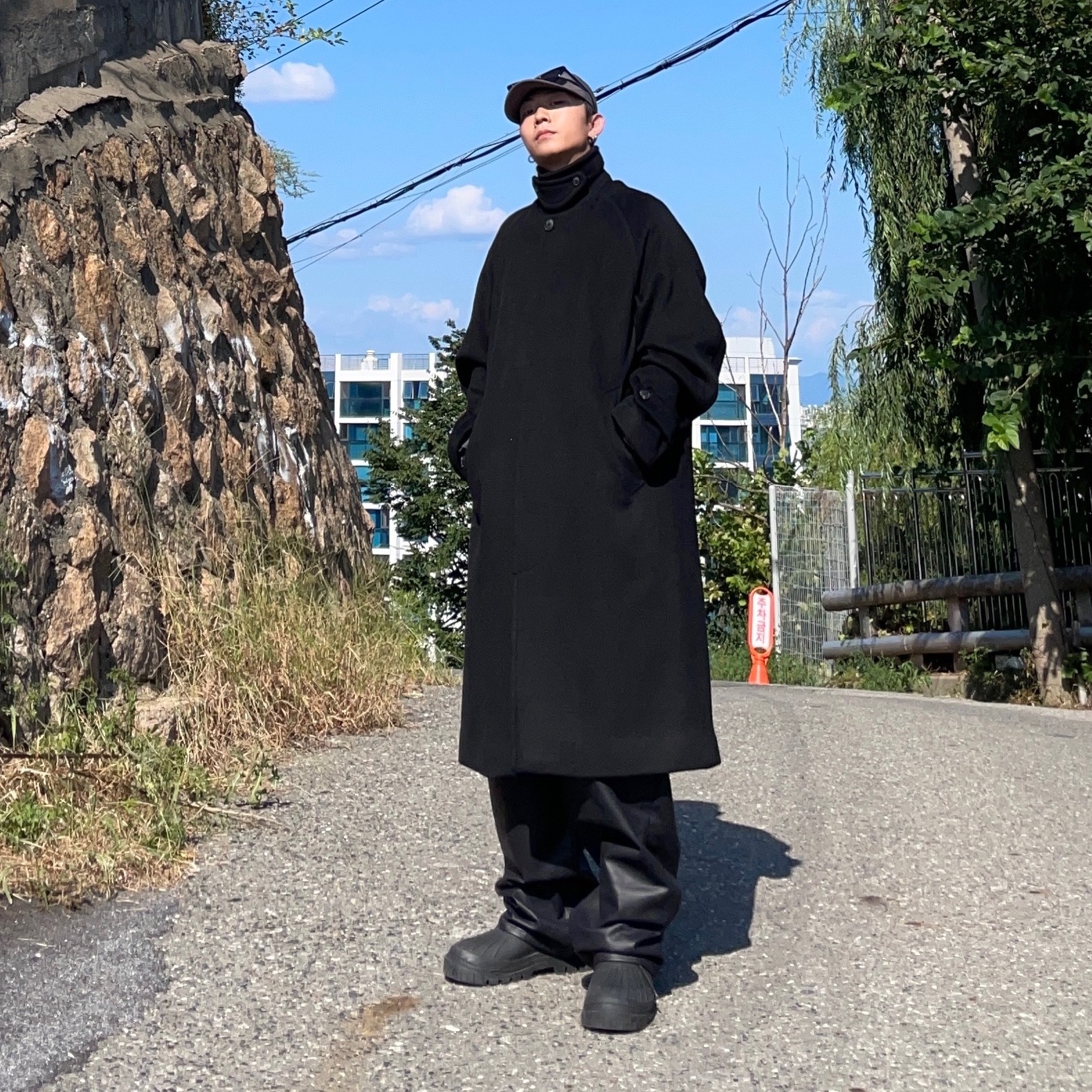 Axel Arigato Cryo Combat Boots Black 착용 스타일