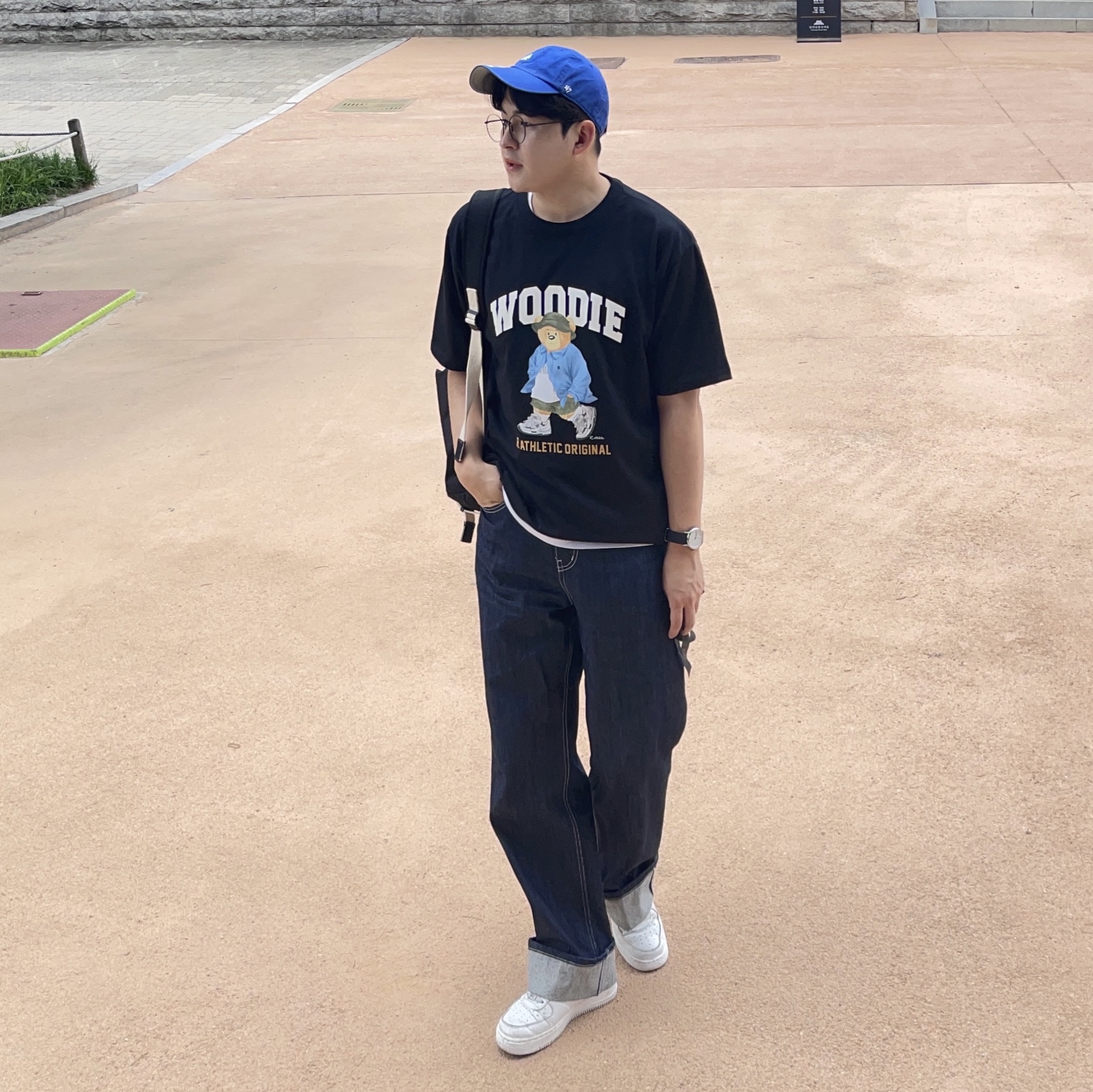 Nike Air Force 1 '07 Low White 착용 스타일