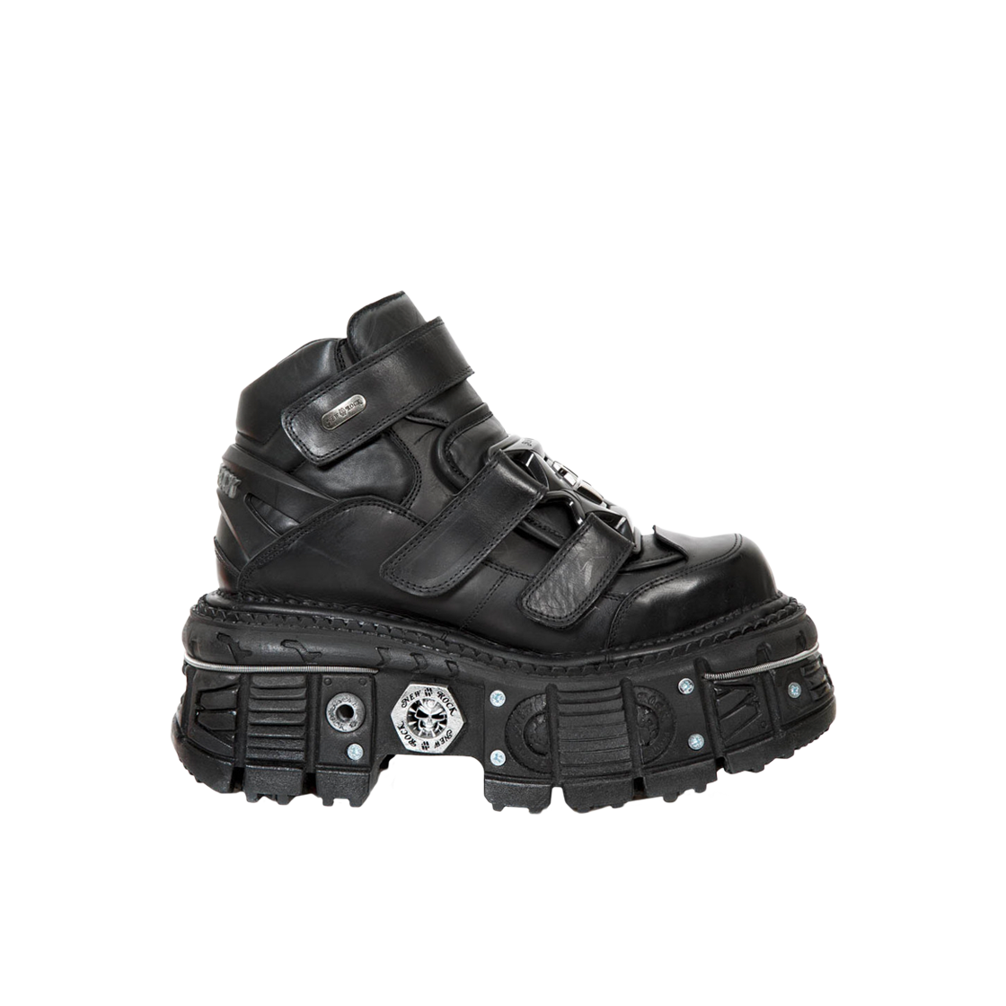 뉴 락 앵클 부츠 임퍼펙트 M-TANK008-C1 Black(New Rock Ankle Boots Imperfect M-TANK008-C1 Black) - 1