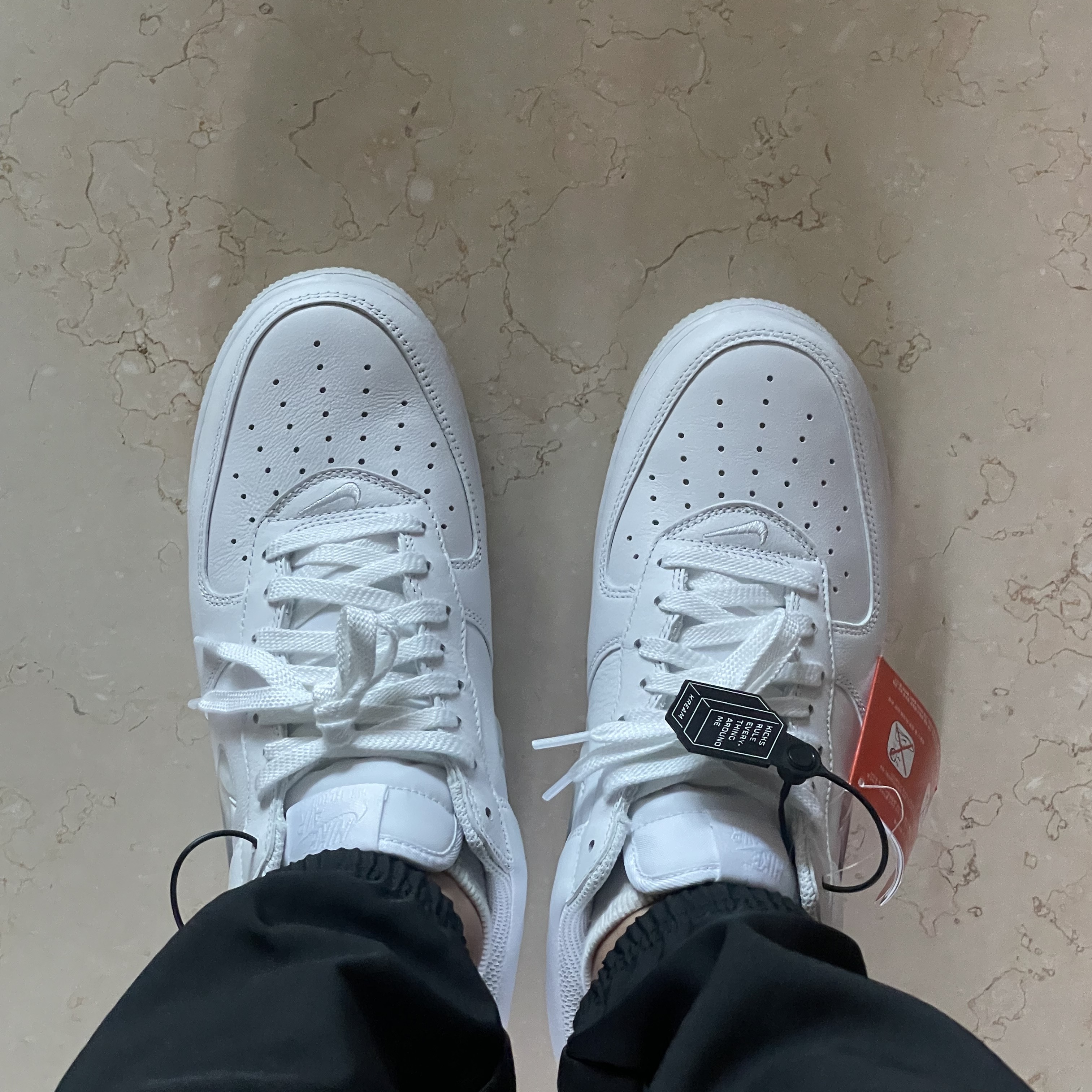 Nike Air Force 1 Low Color of The Month White Jewel 착용 스타일 - 5