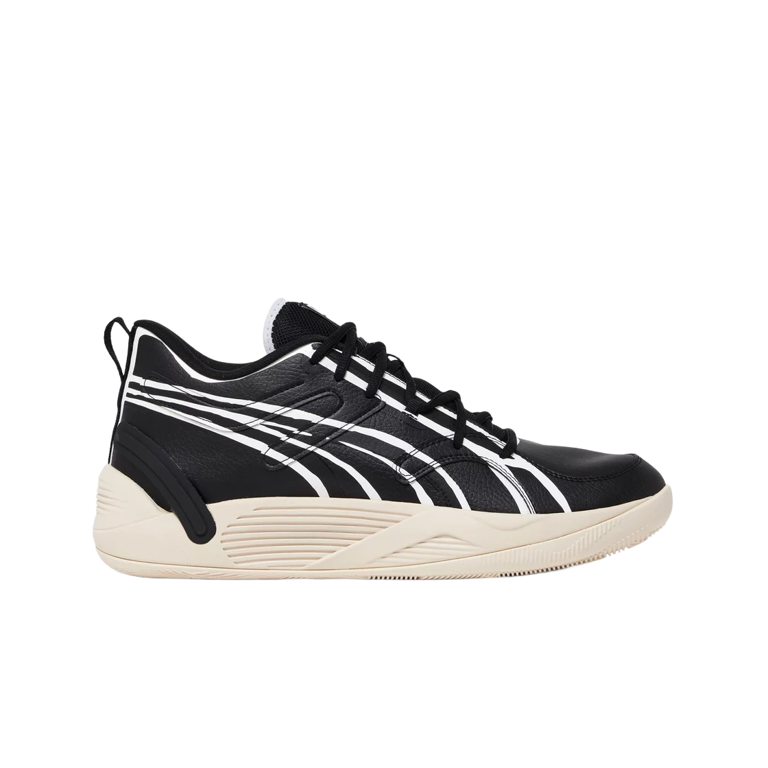 377134-01 Puma x Joshua Vides TRC Blaze Court Black White