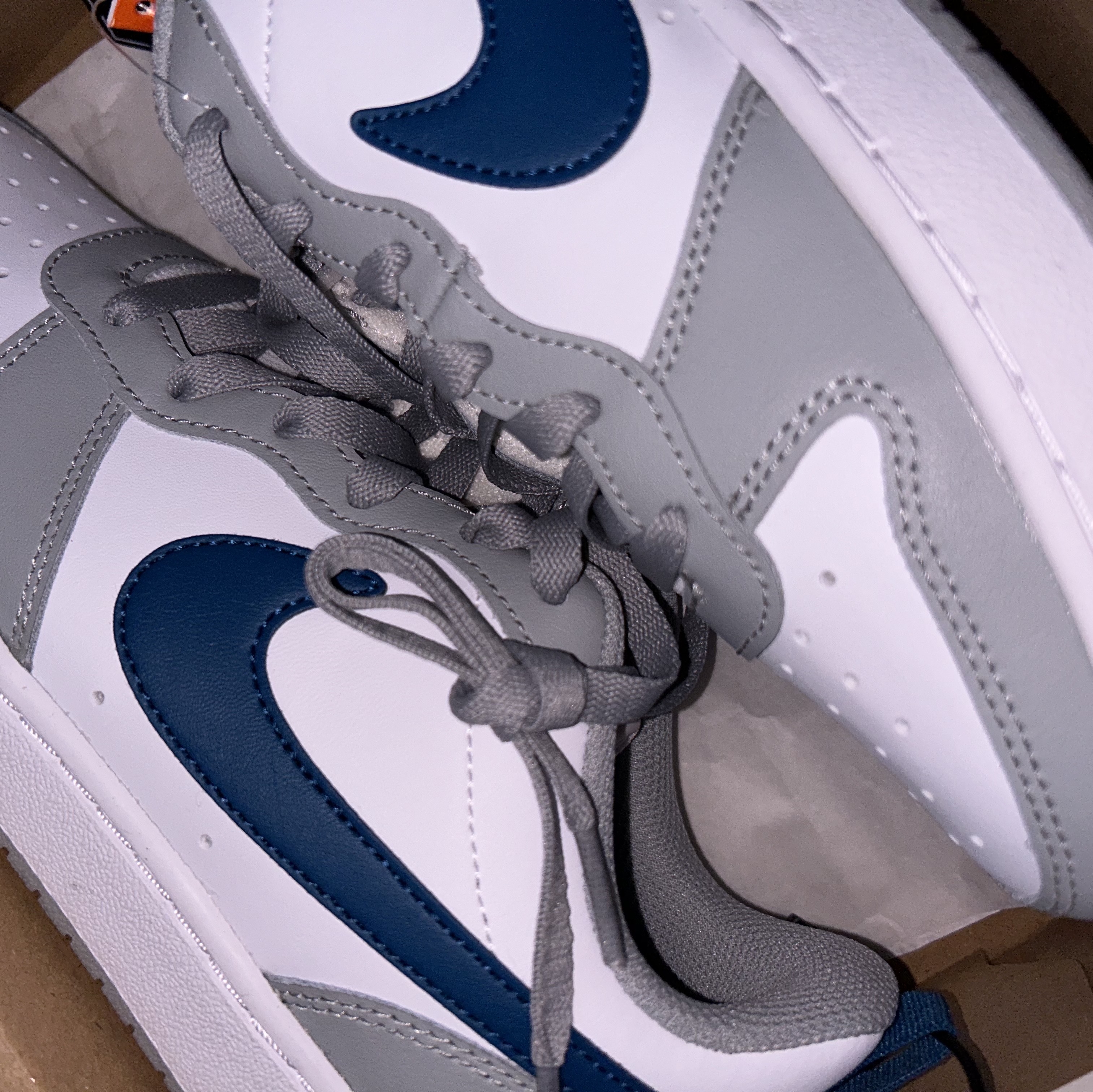 (GS) Nike Court Borough Low 2 Light Smoke Grey 착용 스타일