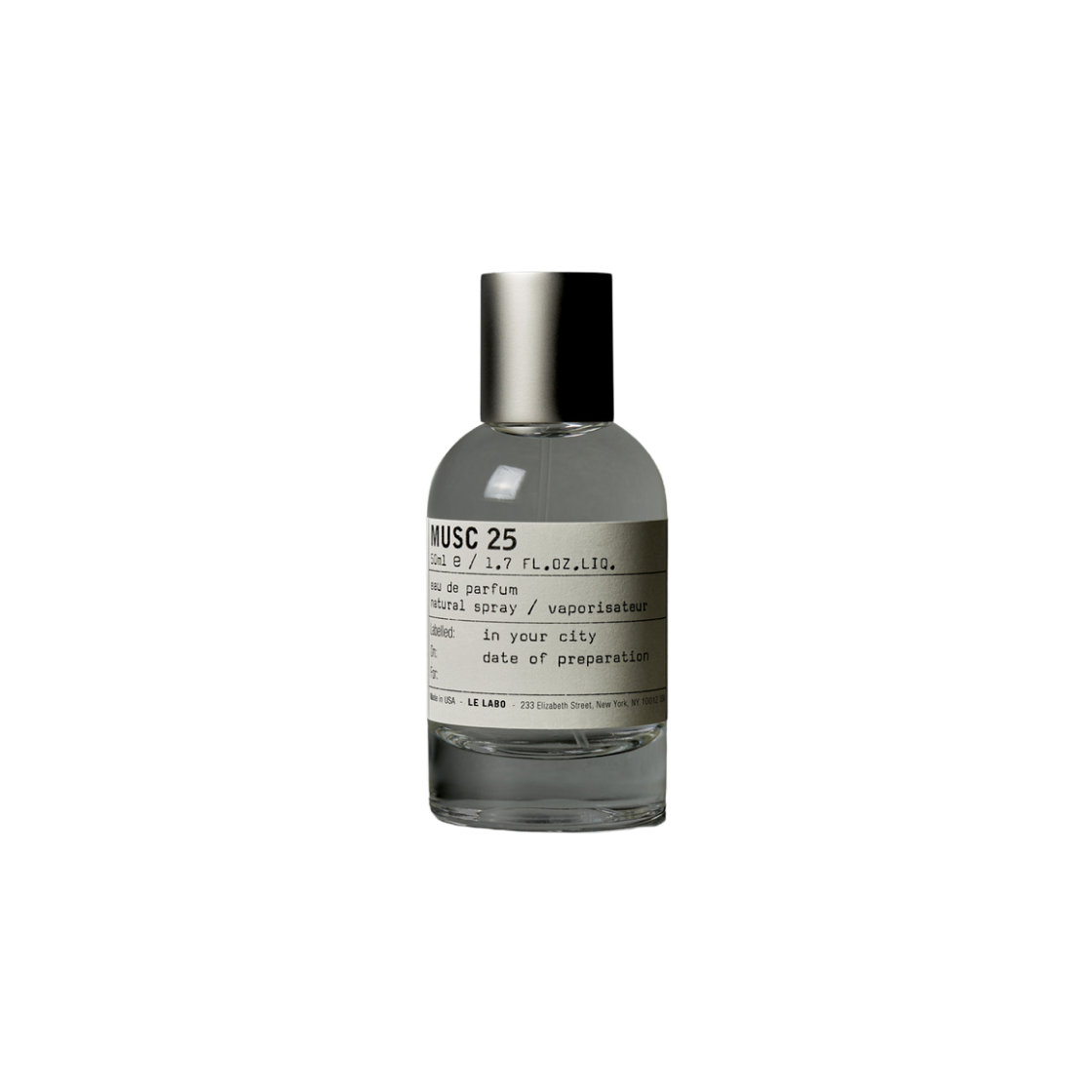 Le Labo Musc 25 Eau De Parfum 50ml (Korean Ver.) 상세 이미지 1