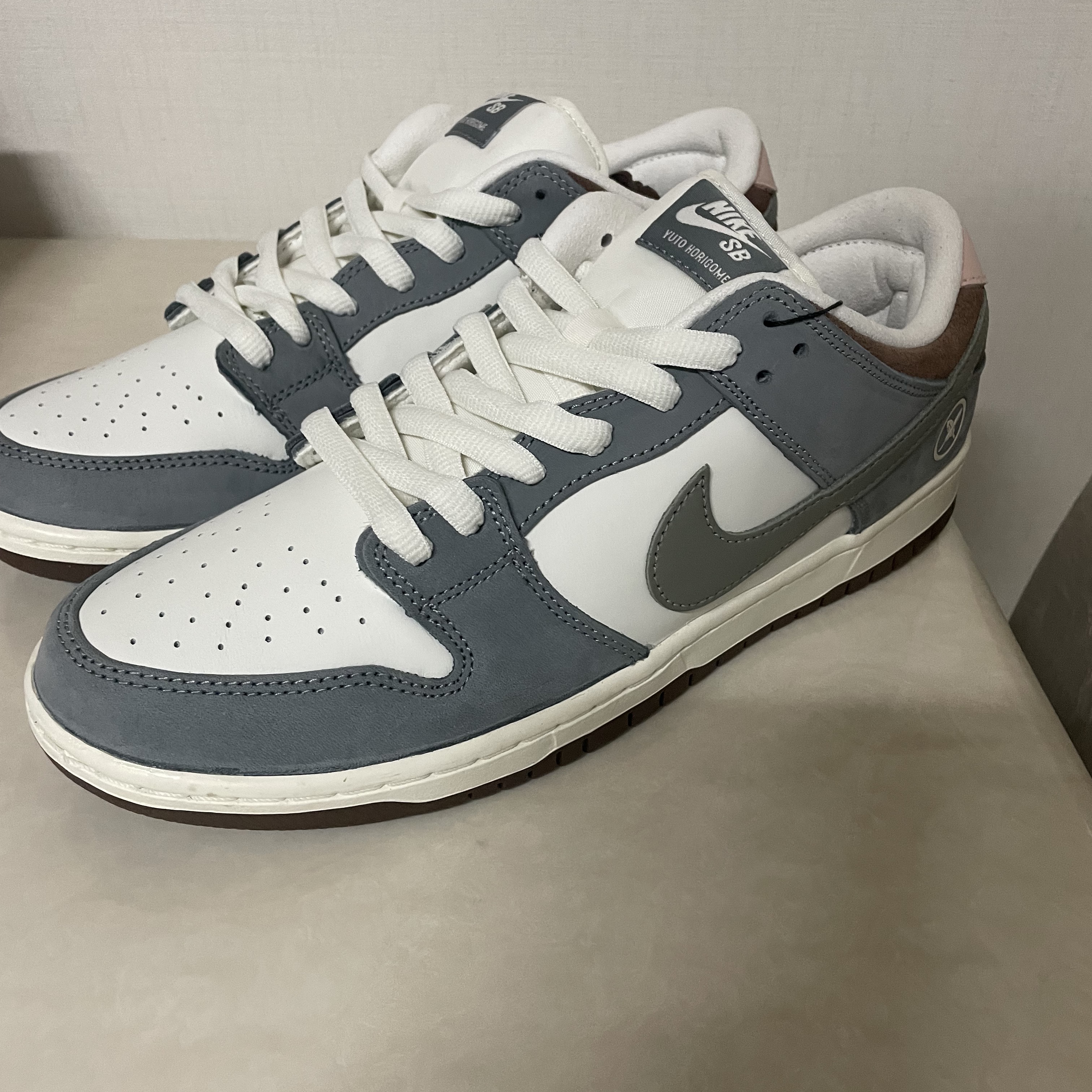 Nike x Yuto Horigome SB Dunk Low Wolf Grey 착용 스타일 - 5