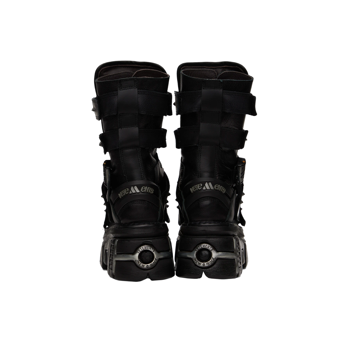 뉴 락 x 베트멍 에디션 게이머 부츠 블랙(New Rock x Vetements Edition Gamer Boots Black) - 3