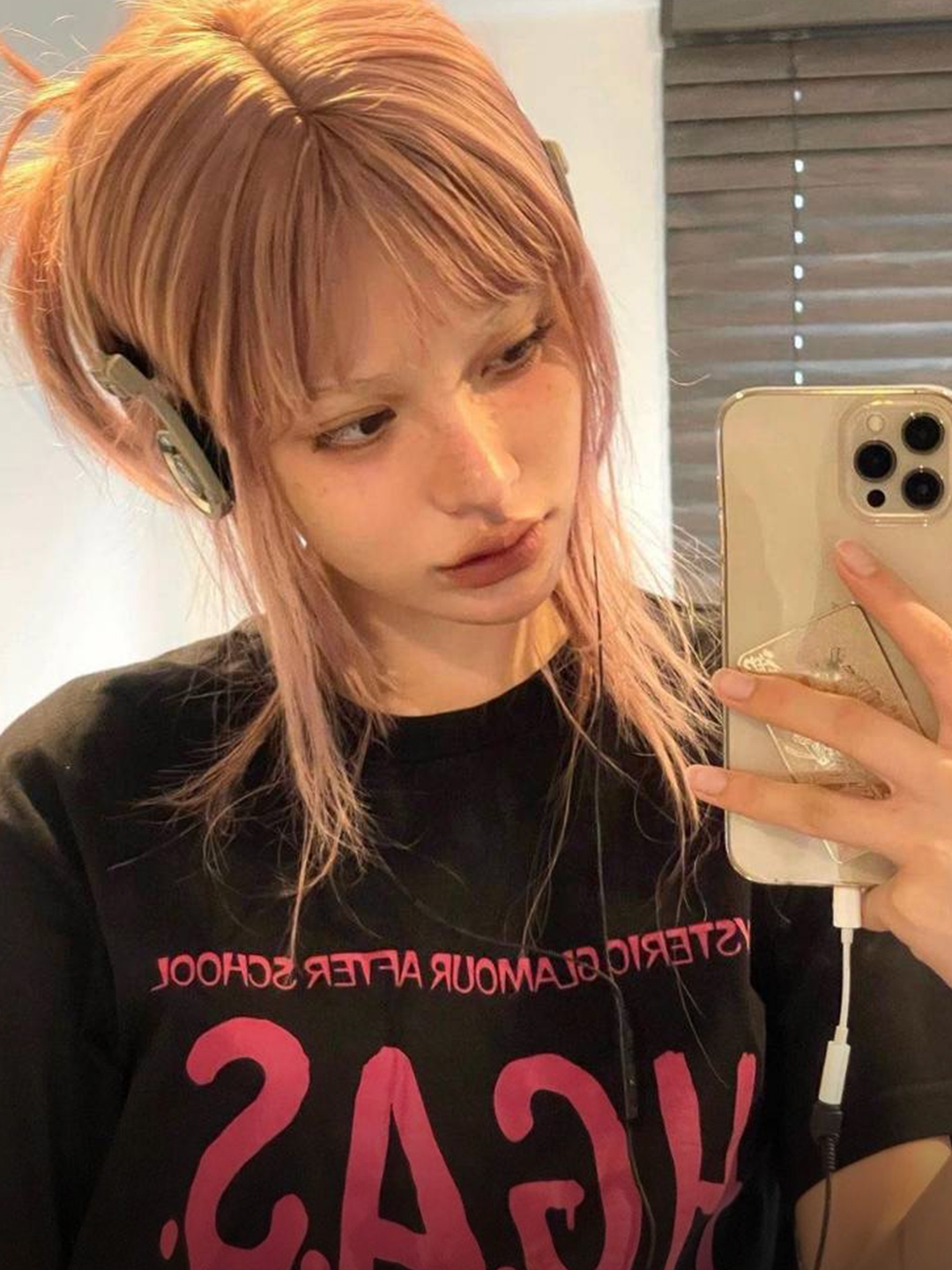 Hysteric Glamour x P.A.M PAM Eyes T-Shirt Black, (W) Hysteric Glamour x P.A.M Alien Girl Camisole Black 착용 스타일 - 2