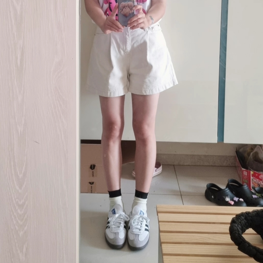 Adidas Samba OG Cloud White 착용 스타일 - 3