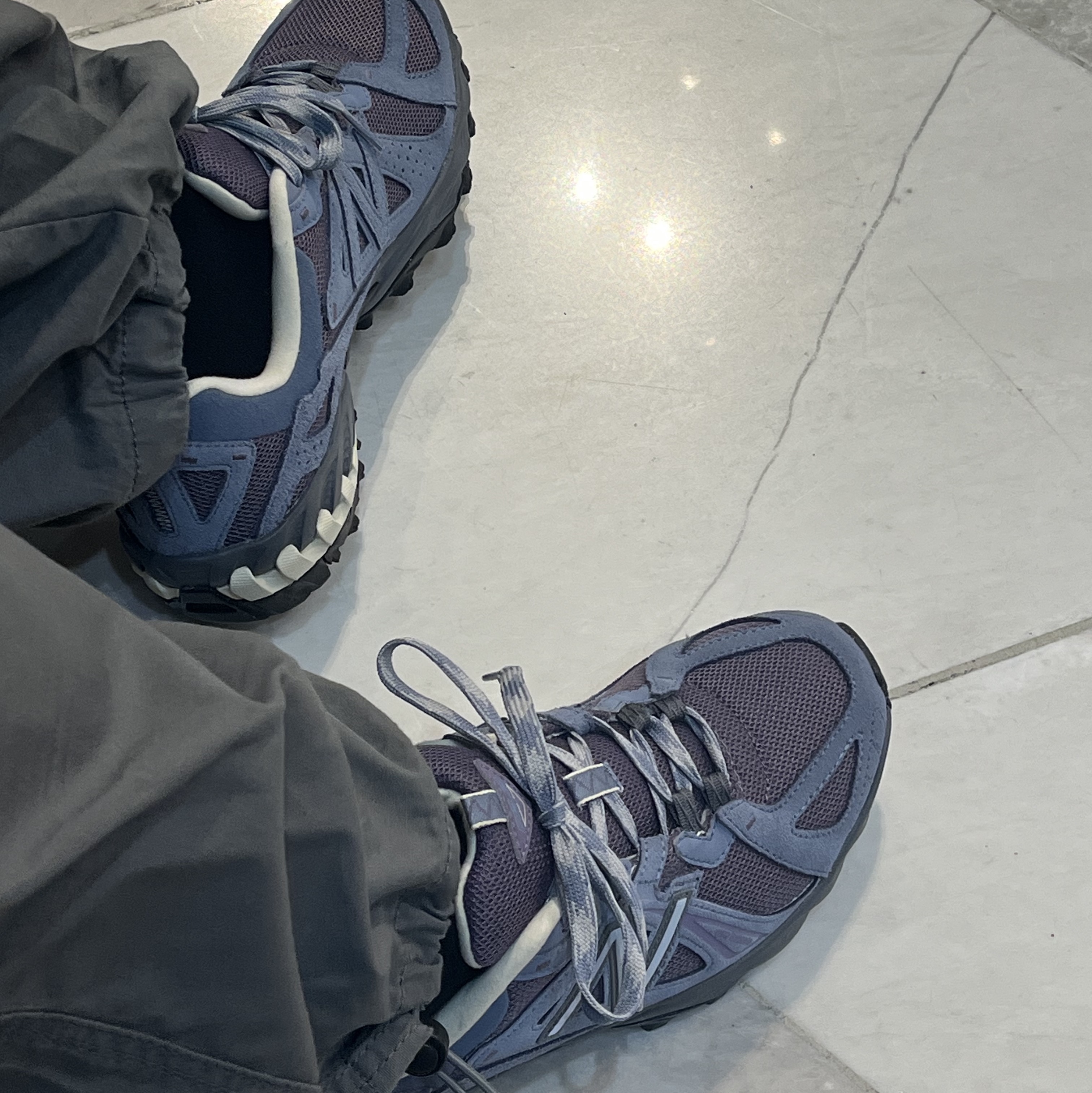 New Balance ML610T Arctic Grey - D Standard 착용 스타일