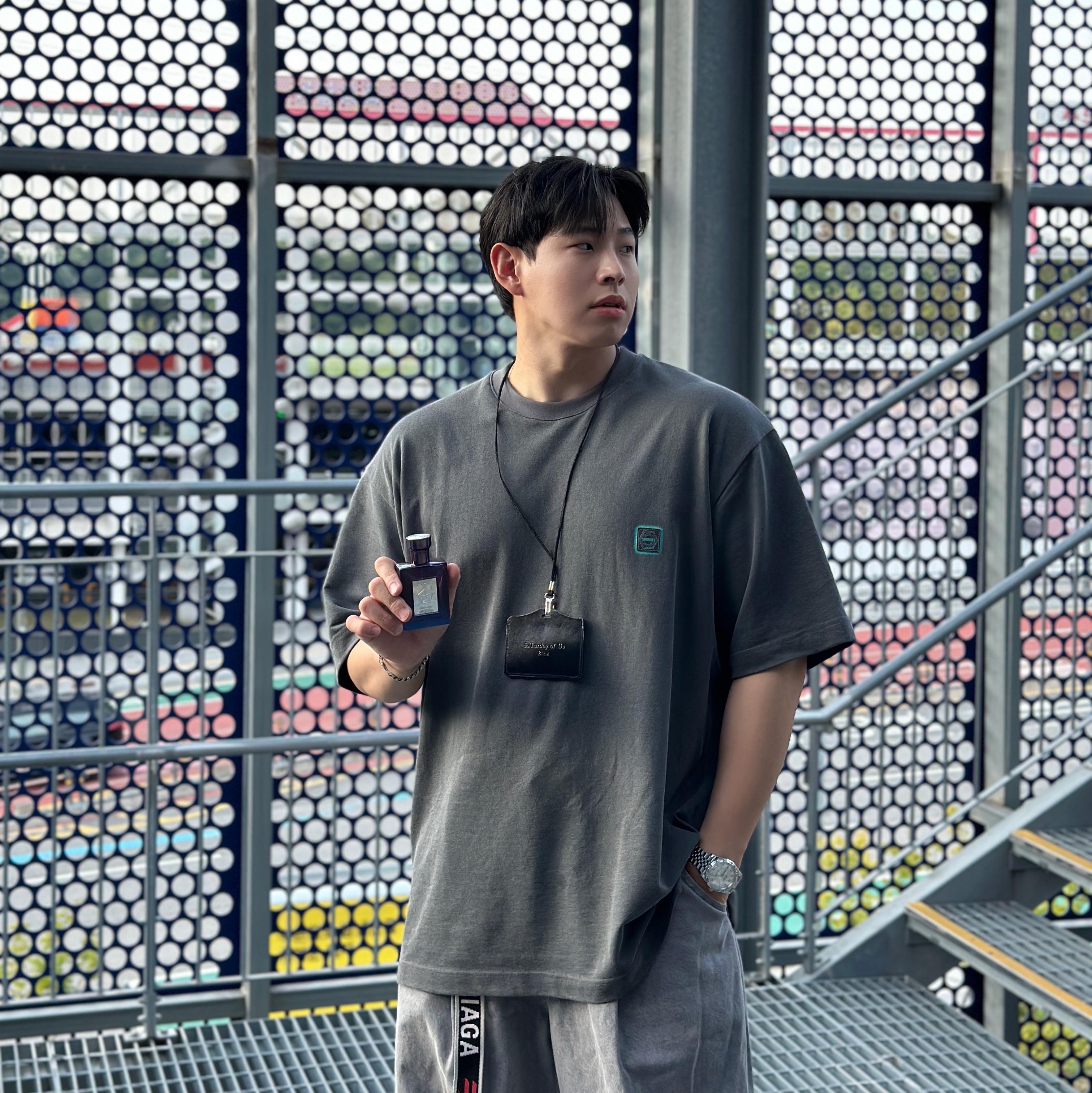 Solid Homme Butterfly Graphic T-Shirt Gray - 23SS, Balenciaga 3XL Sneakers Grey Black 착용 스타일 - 1