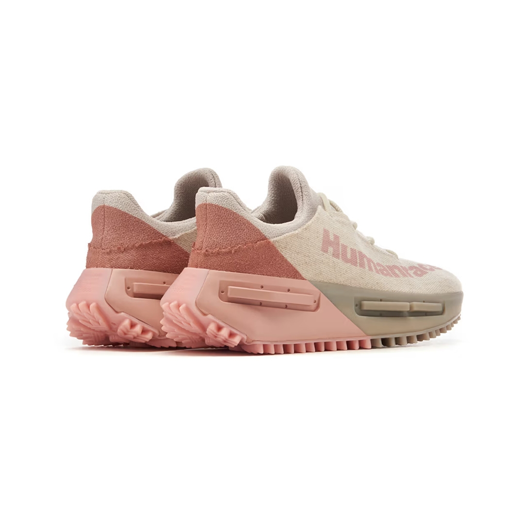 Adidas x Pharrell Williams Humanrace NMD S1 Mahbs Oatmeal Pink 착용 스타일 - 5