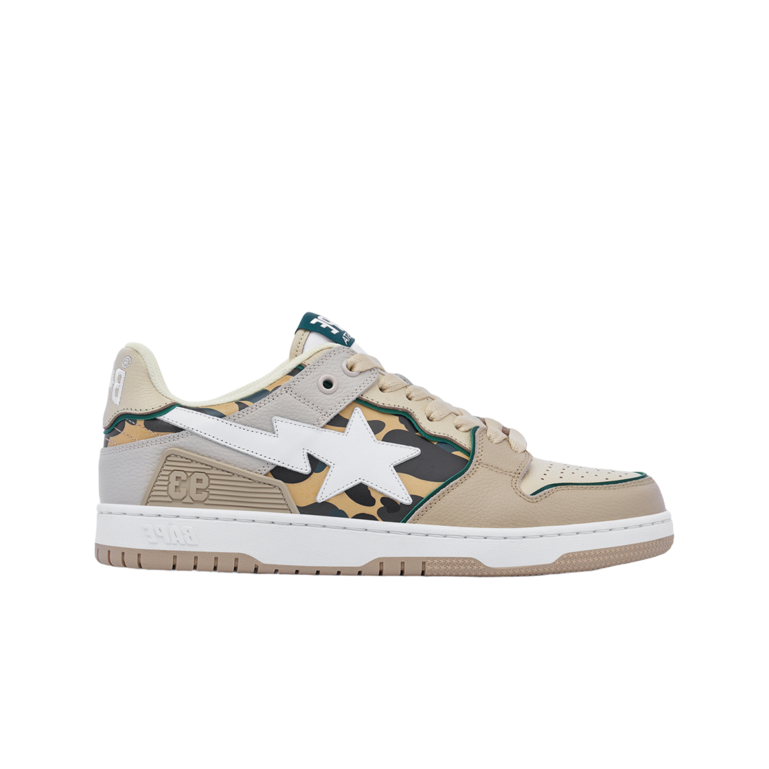 베이프 베이프 스케이트 스타 #4 베이지(BAPE Bape Sk8 Sta #4 Beige)