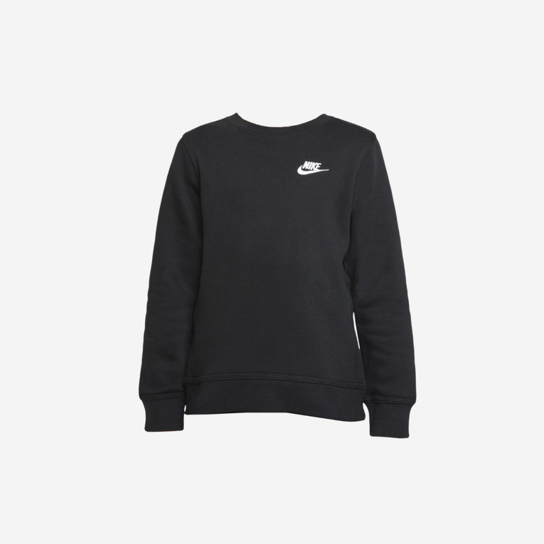 (Kids) Nike NSW Club Crew Sweatshirt Black 상세 이미지 1