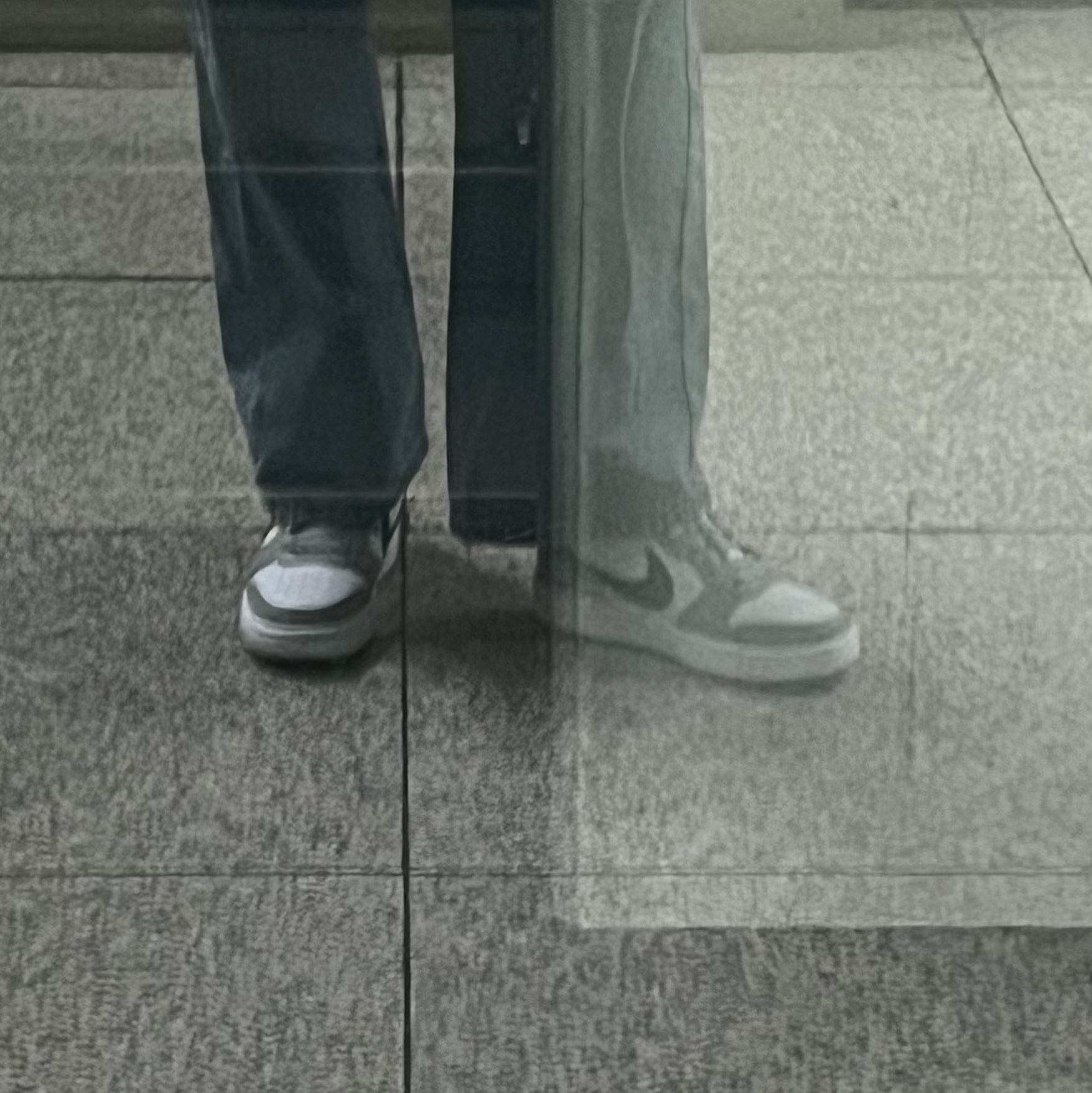 (GS) Nike Court Borough Low 2 Light Smoke Grey 착용 스타일