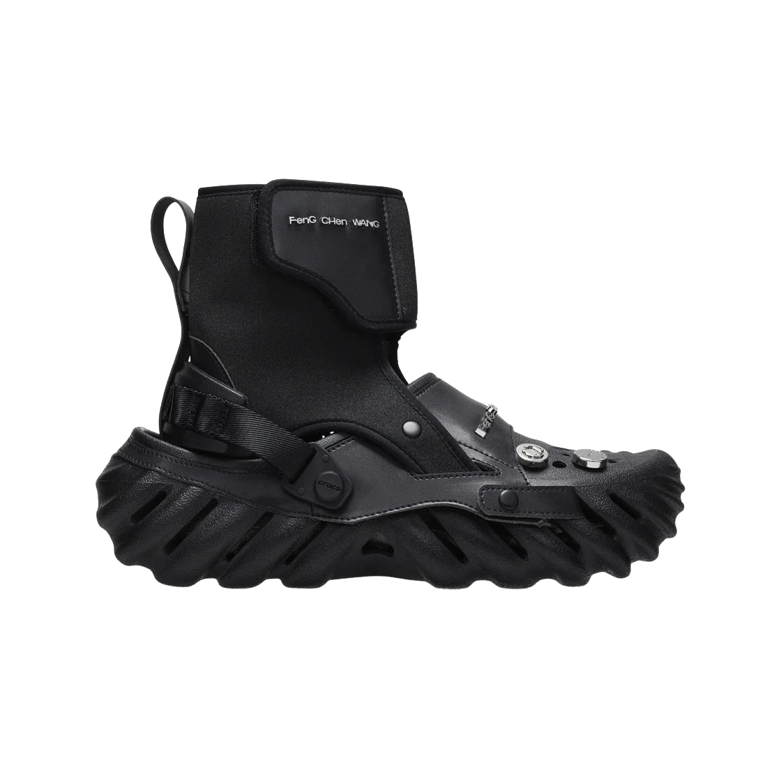 크록스 x 펑첸왕 에코 클로그 블랙(Crocs x Feng Chen Wang Echo Clog Black)