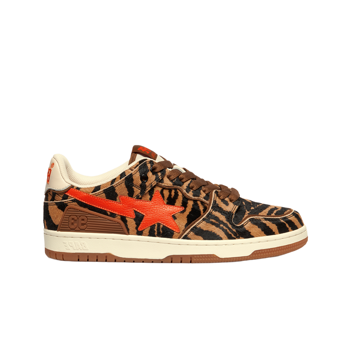 (W) BAPE CNY Sk8 Sta M2 Sneakers Brown 상세 이미지 1