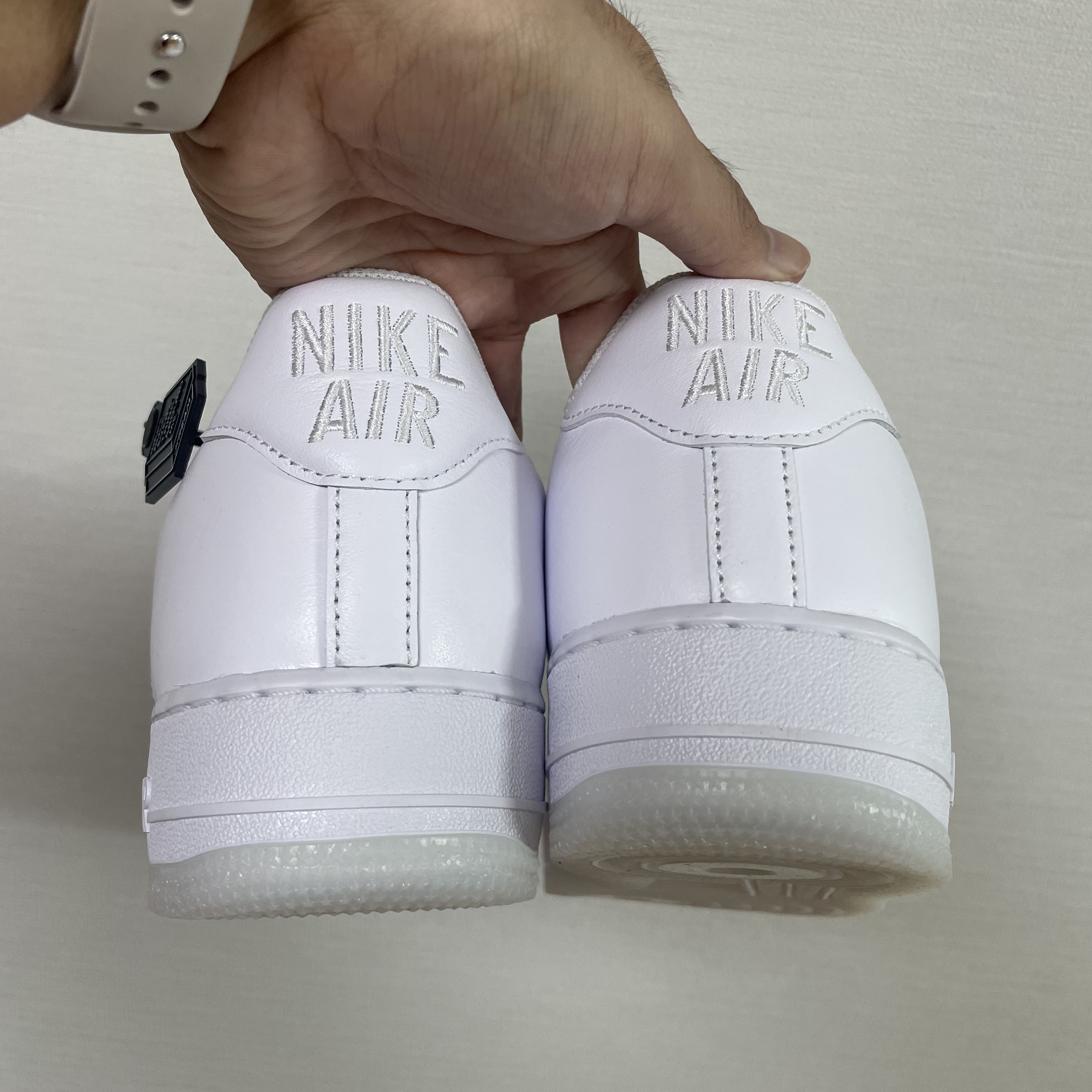 Nike Air Force 1 Low Color of The Month White Jewel 착용 스타일 - 2