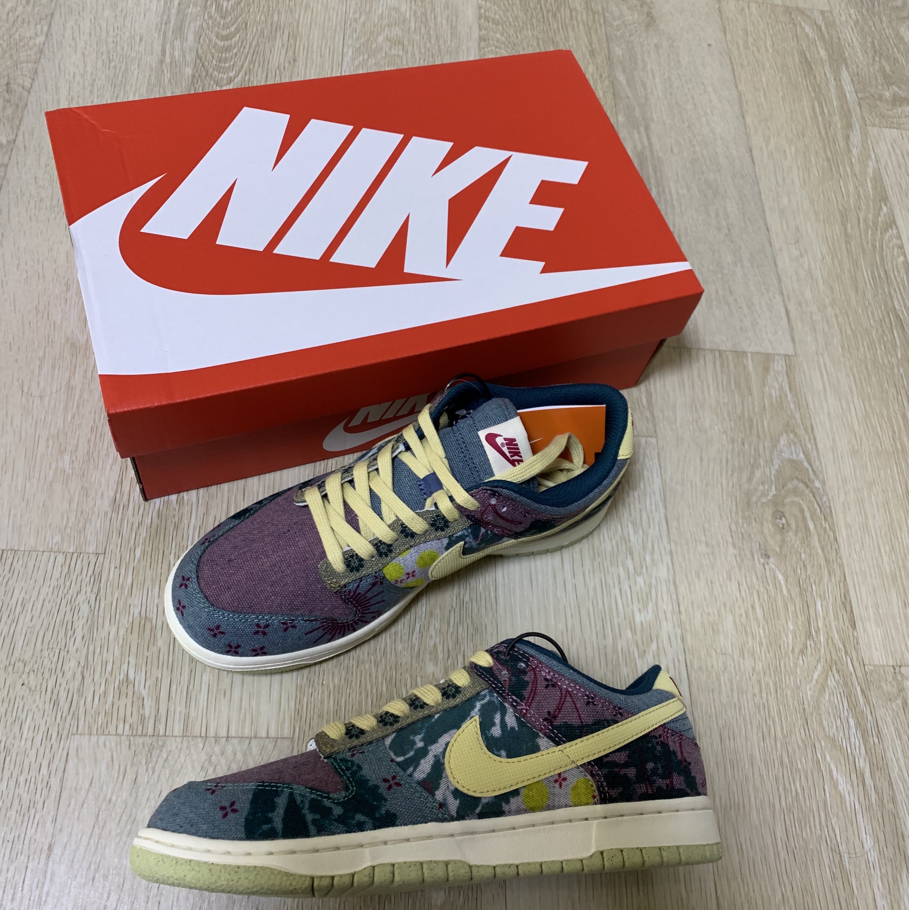 Nike Dunk Low SP Community Garden 착용 스타일