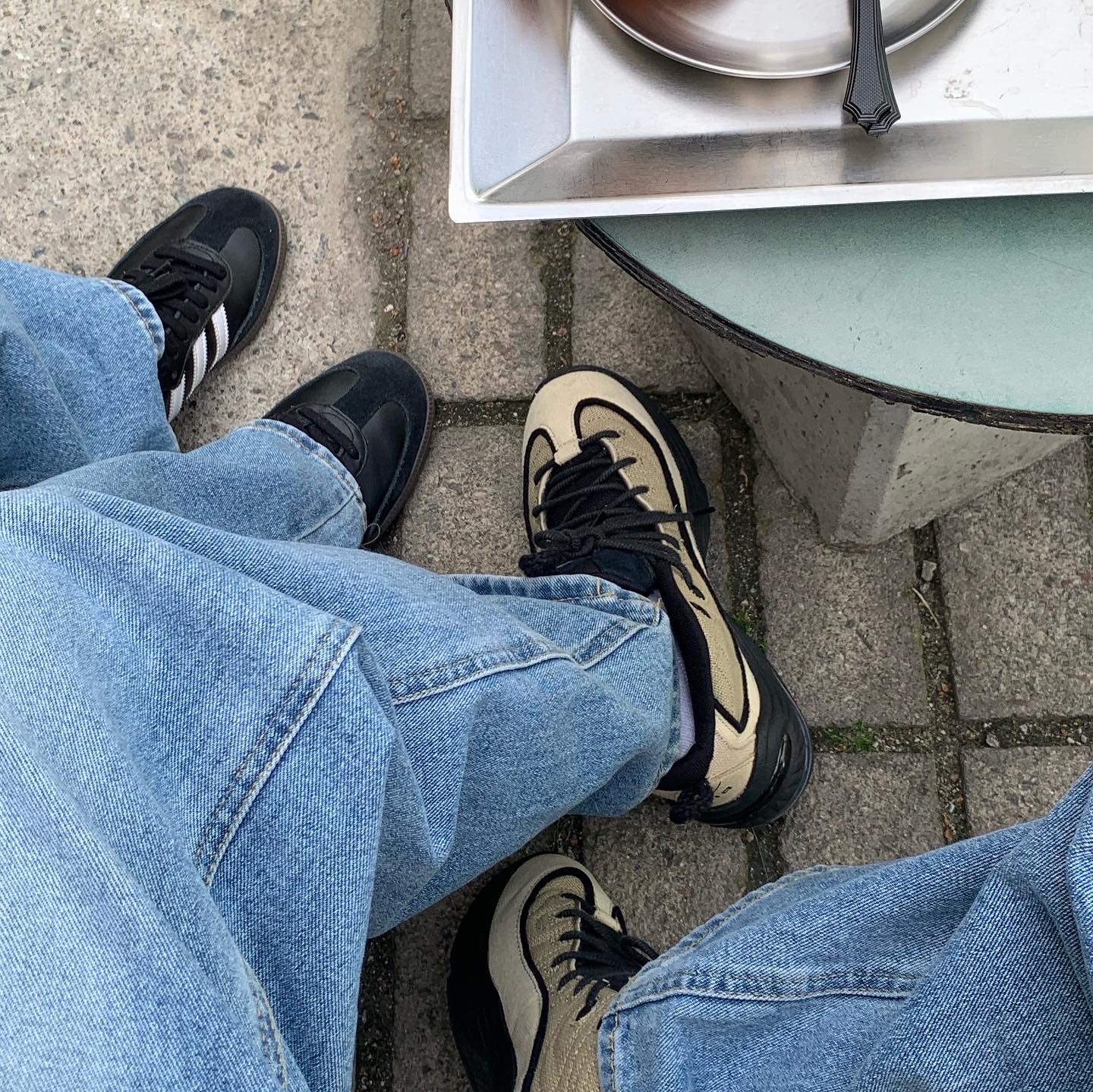 Nike x Stussy Air Penny II Rattan and Limestone 착용 스타일 - 4