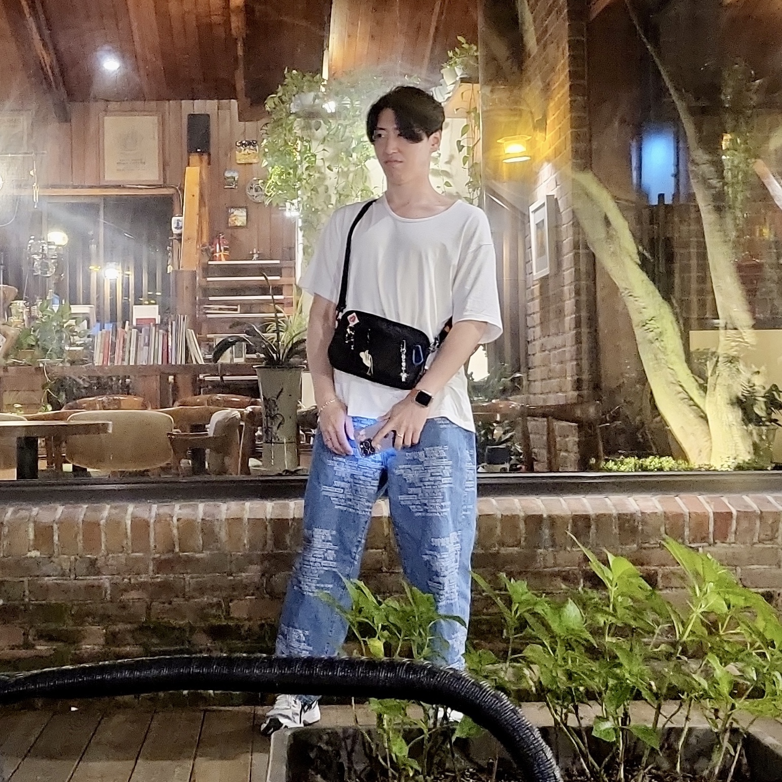 For Appeal Sparkle Star Key Ring 착용 스타일