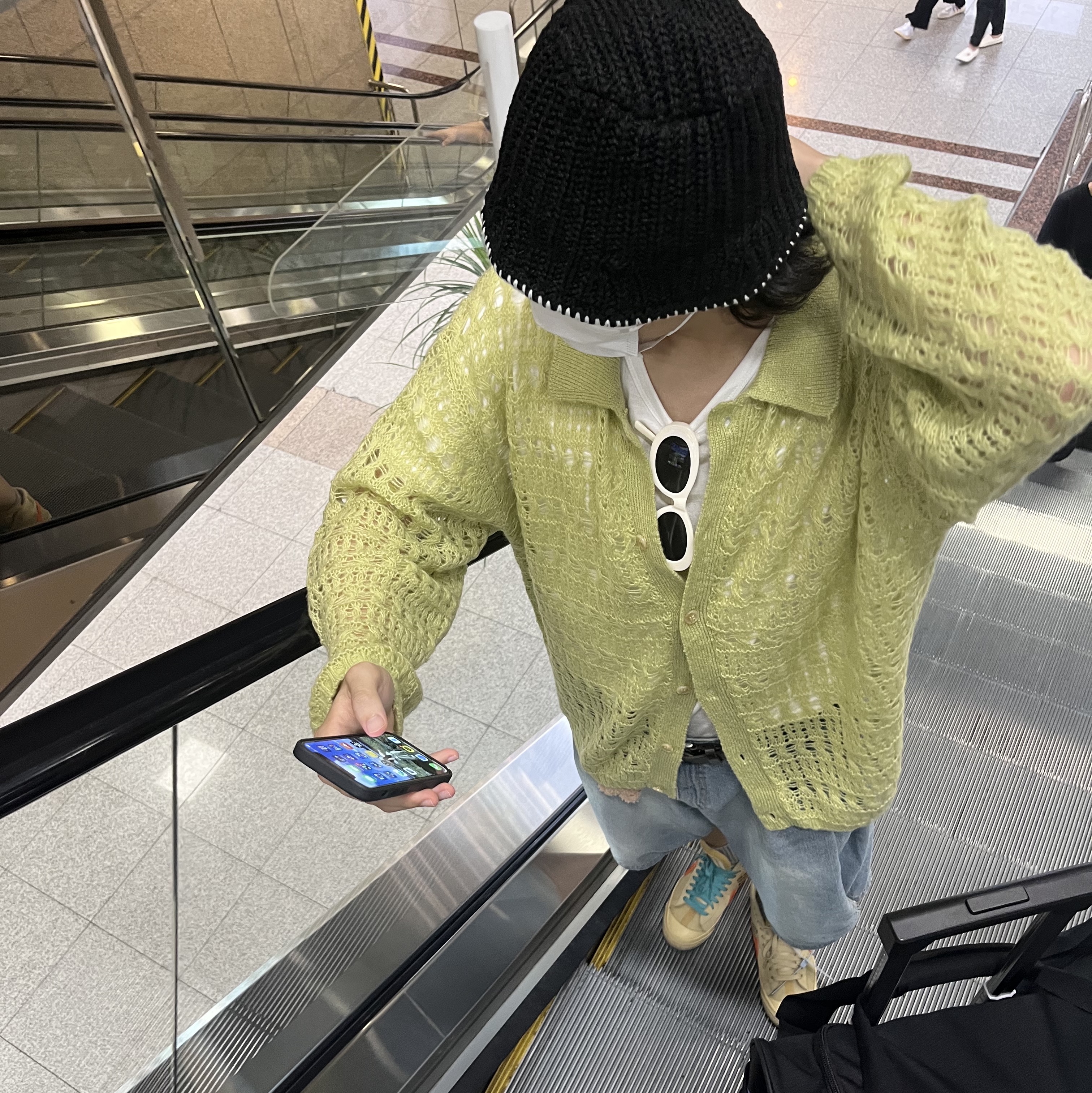 Nike x Off-White Blazer Mid Off-White All Hallow's Eve 착용 스타일