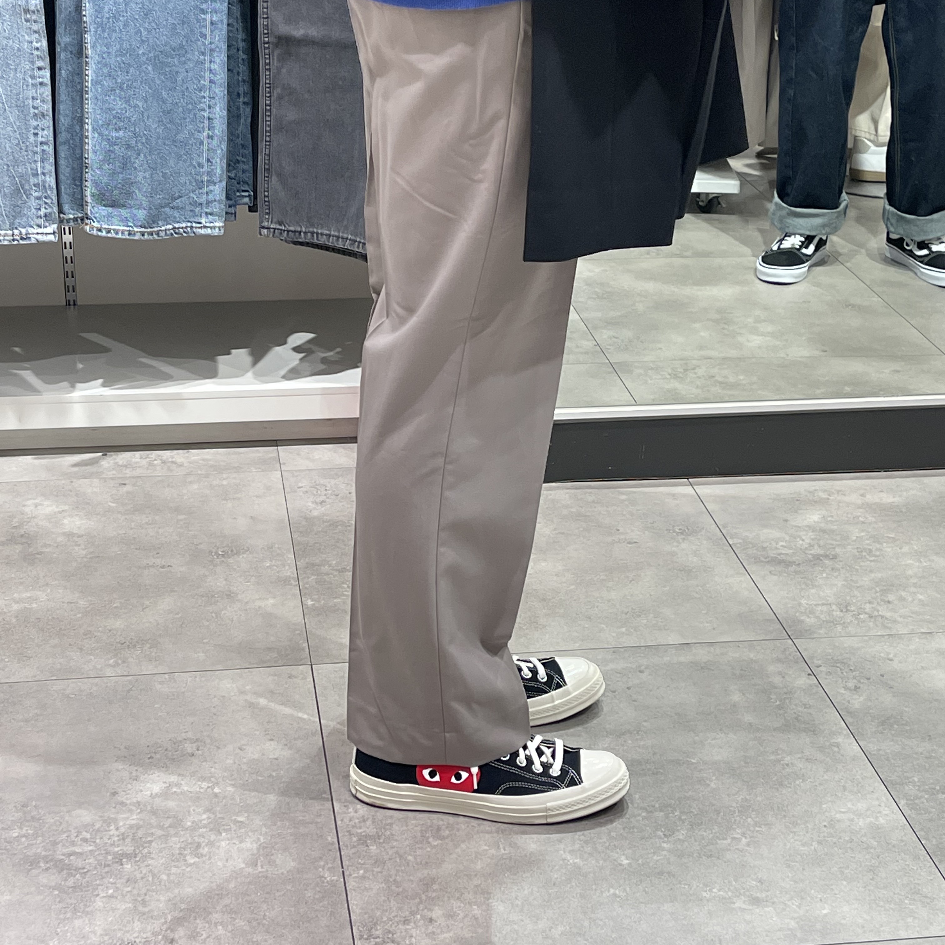 Converse x Play Comme des Garcons Chuck 70 Ox Black 착용 스타일