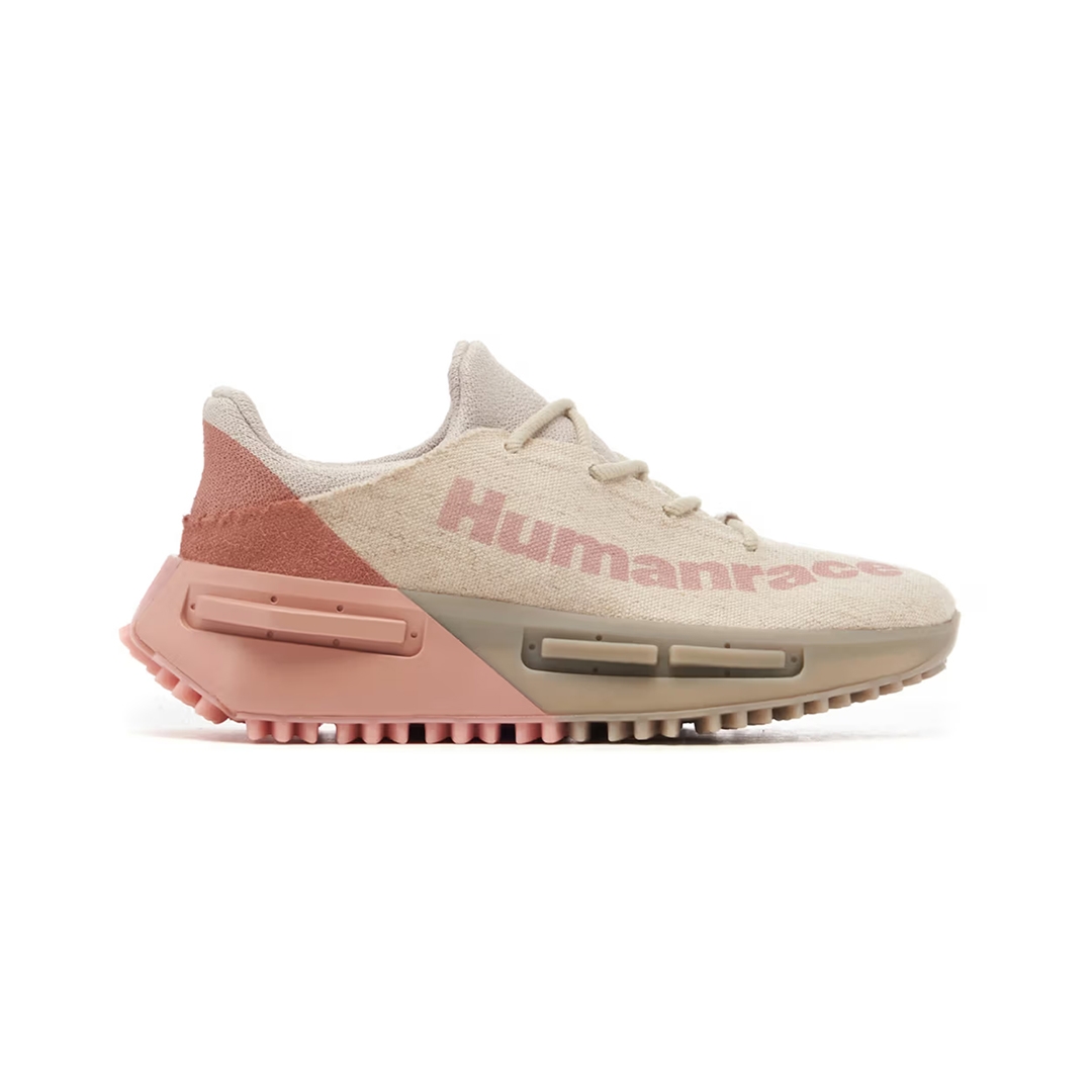 Adidas x Pharrell Williams Humanrace NMD S1 Mahbs Oatmeal Pink 착용 스타일 - 3