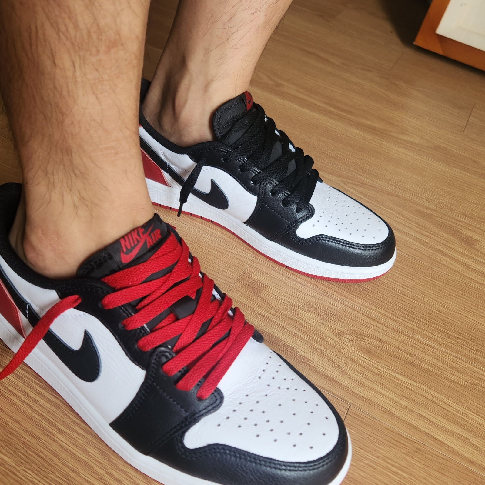 Jordan 1 Retro Low OG Black Toe 착용 스타일