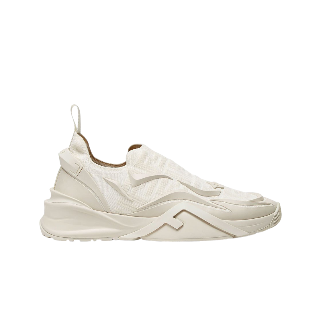 7E1504AN89F1HGS Fendi Flow Mesh Running Sneakers White