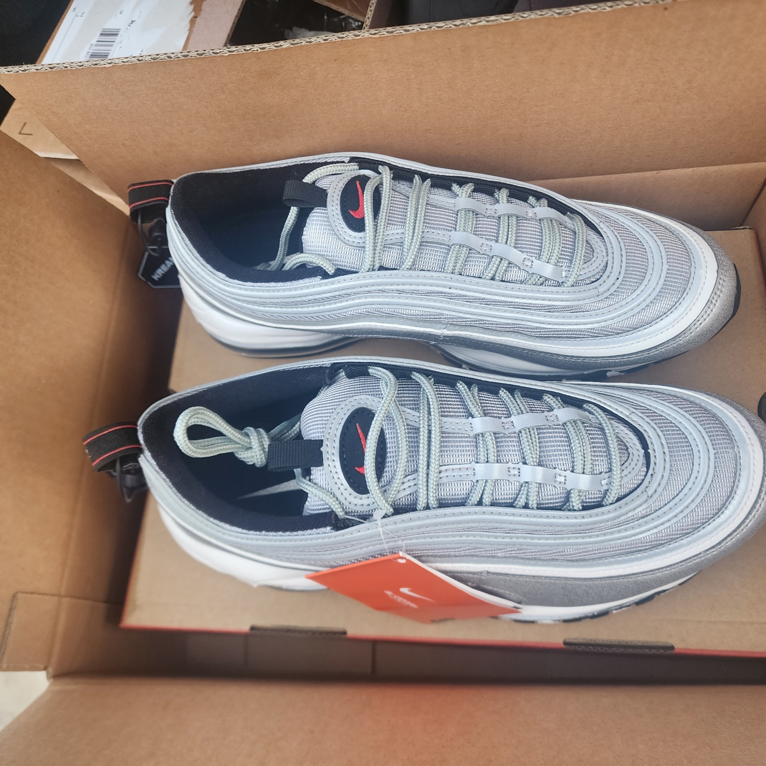 Nike Air Max 97 OG Silver Bullet 2022 착용 스타일 - 3