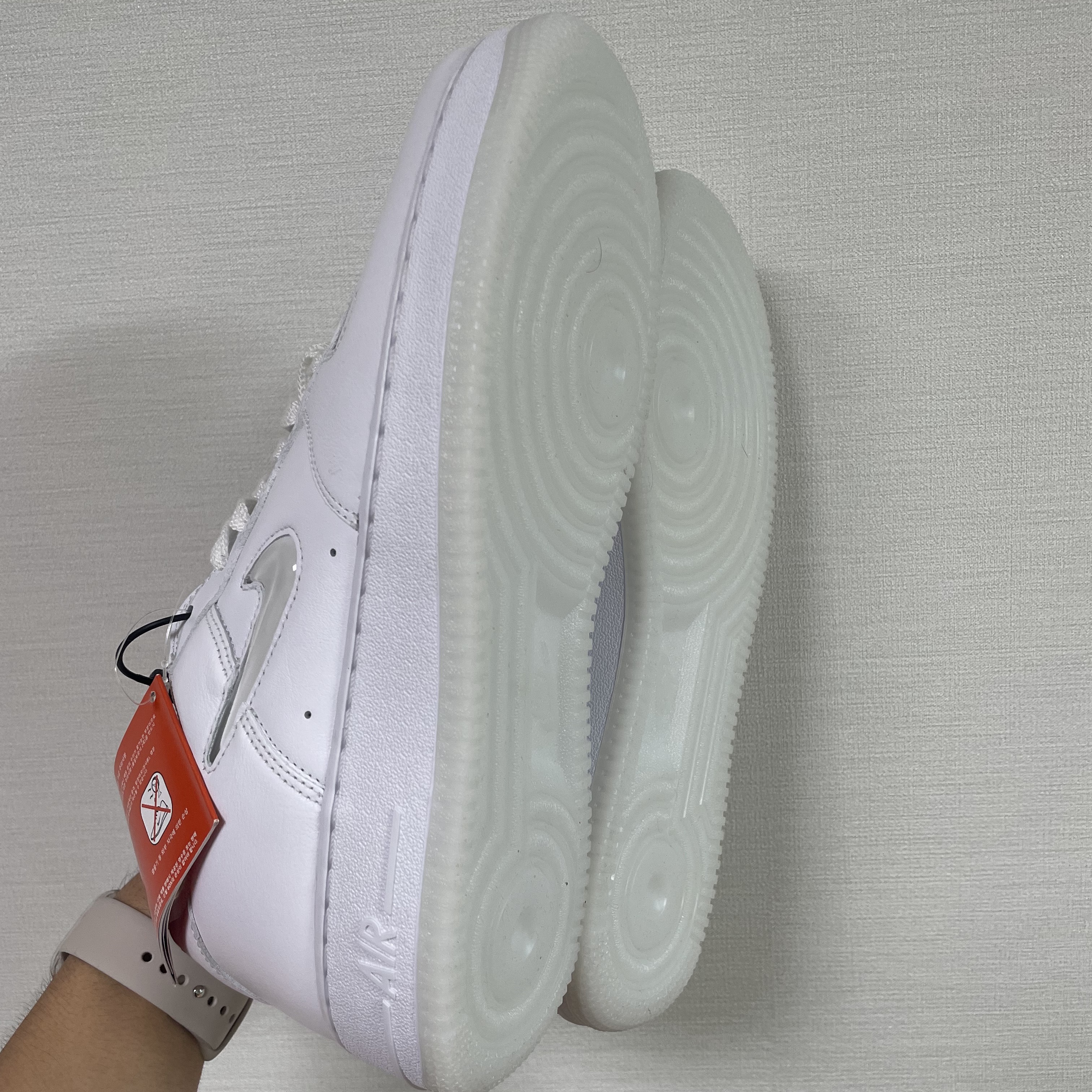Nike Air Force 1 Low Color of The Month White Jewel 착용 스타일 - 3