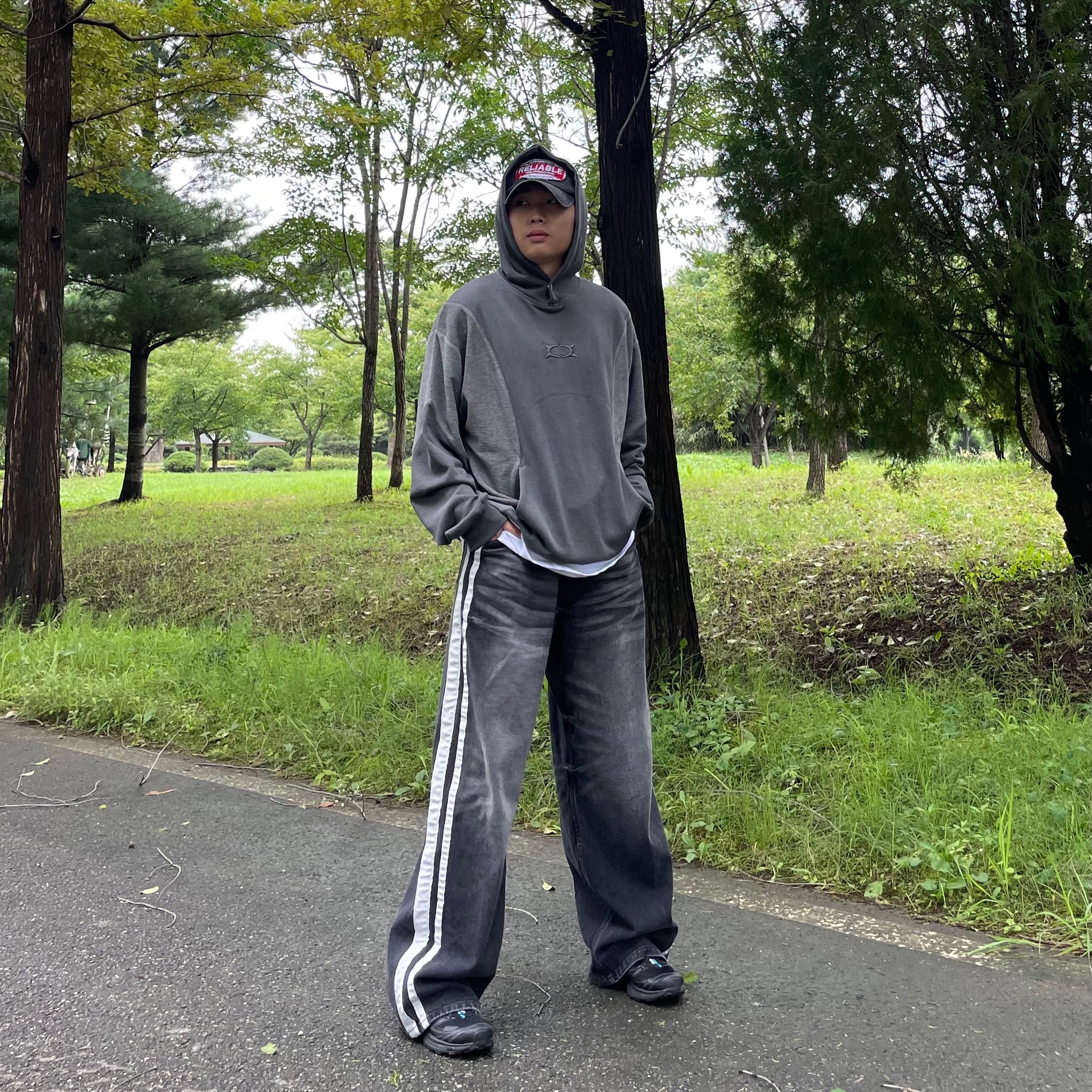 Salomon XT-6 ADV Black 착용 스타일 - 1