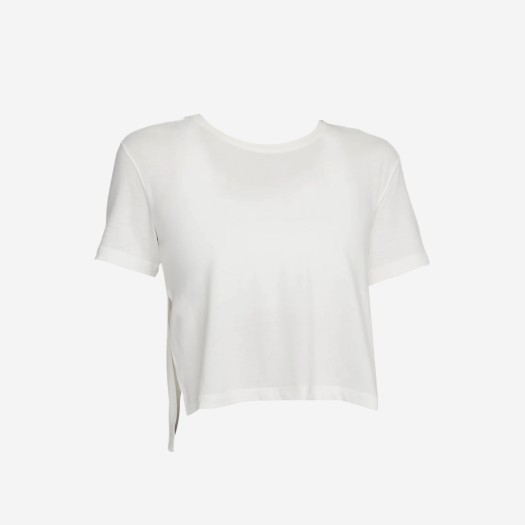 (W) 나이키 요가 드라이핏 티셔츠 세일 파티클 그레이 - 아시아