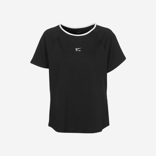 (W) 나이키 에어 드라이핏 티셔츠 블랙 화이트 - 아시아