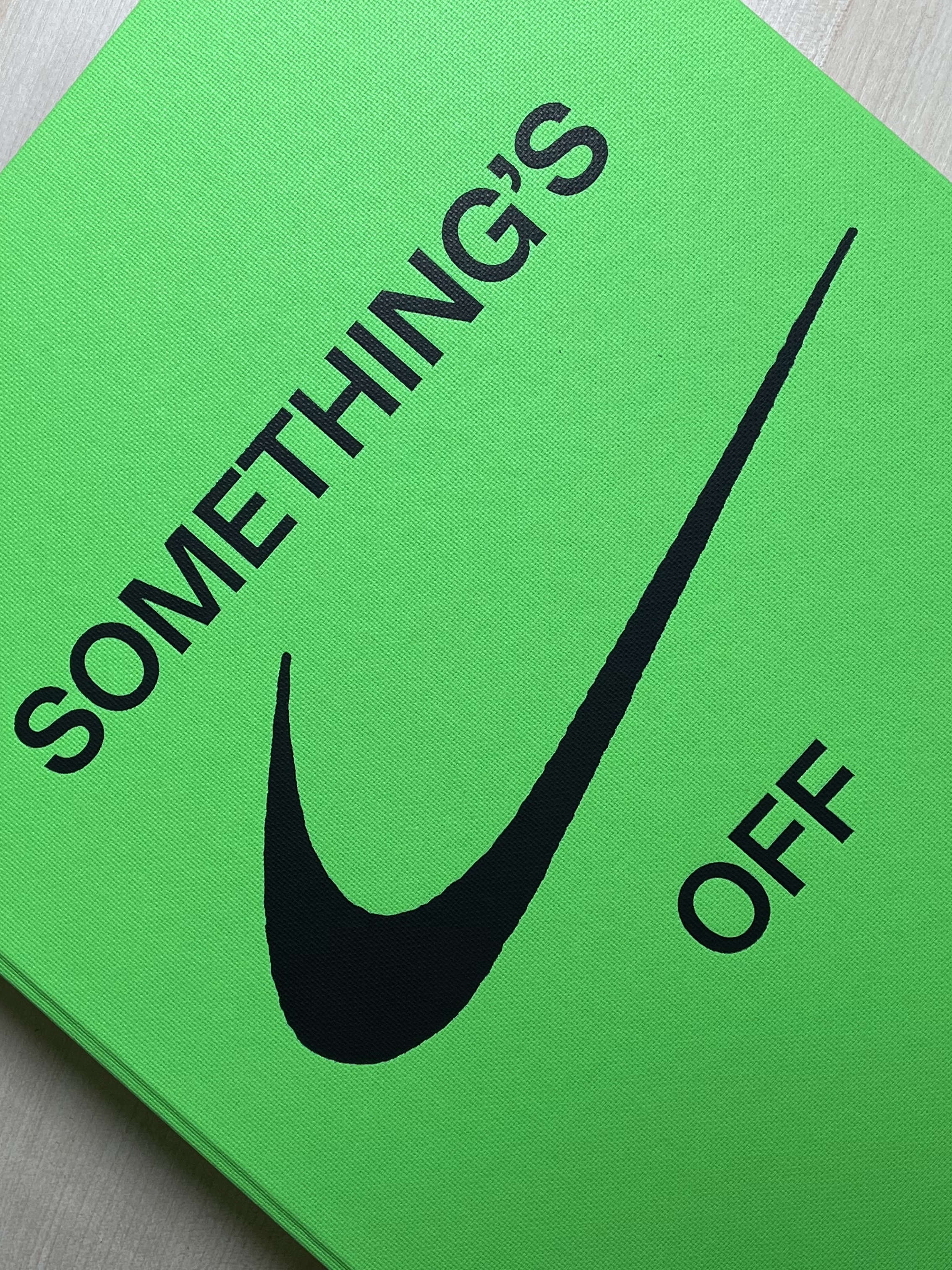 Nike x Virgil Abloh Icons The Ten Something's Off Book, Jordan 1 x Off-White Retro High Chicago The Ten 착용 스타일 - 1