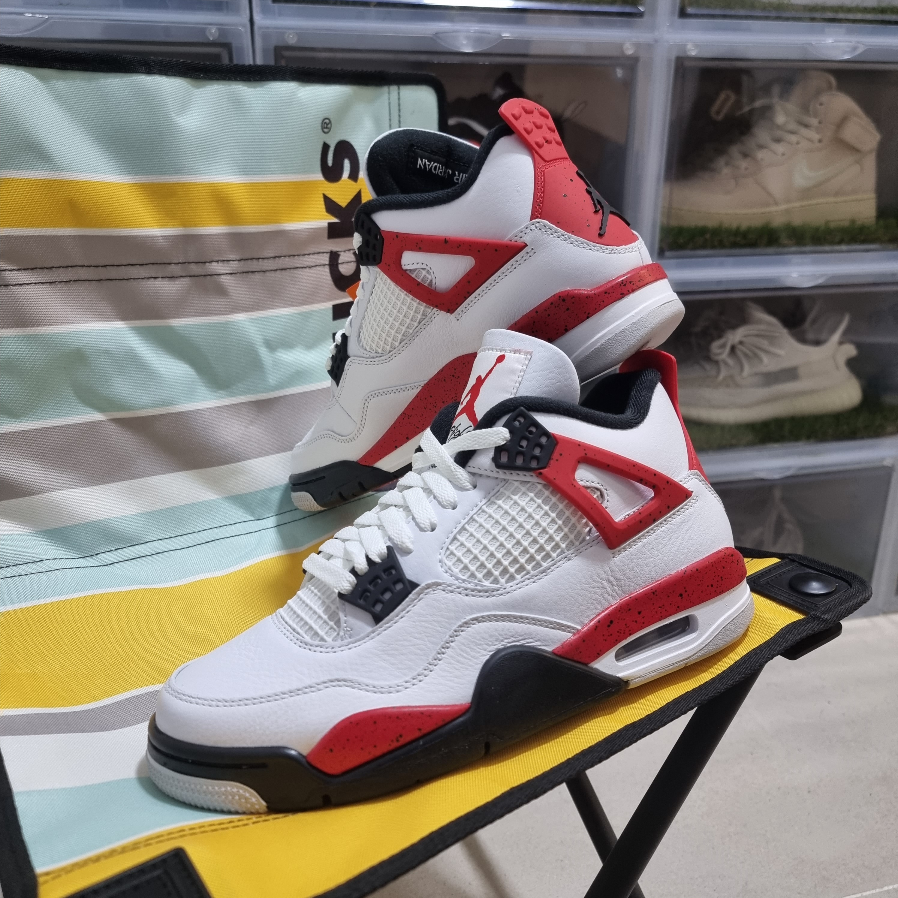 Jordan 4 Retro Red Cement 착용 스타일
