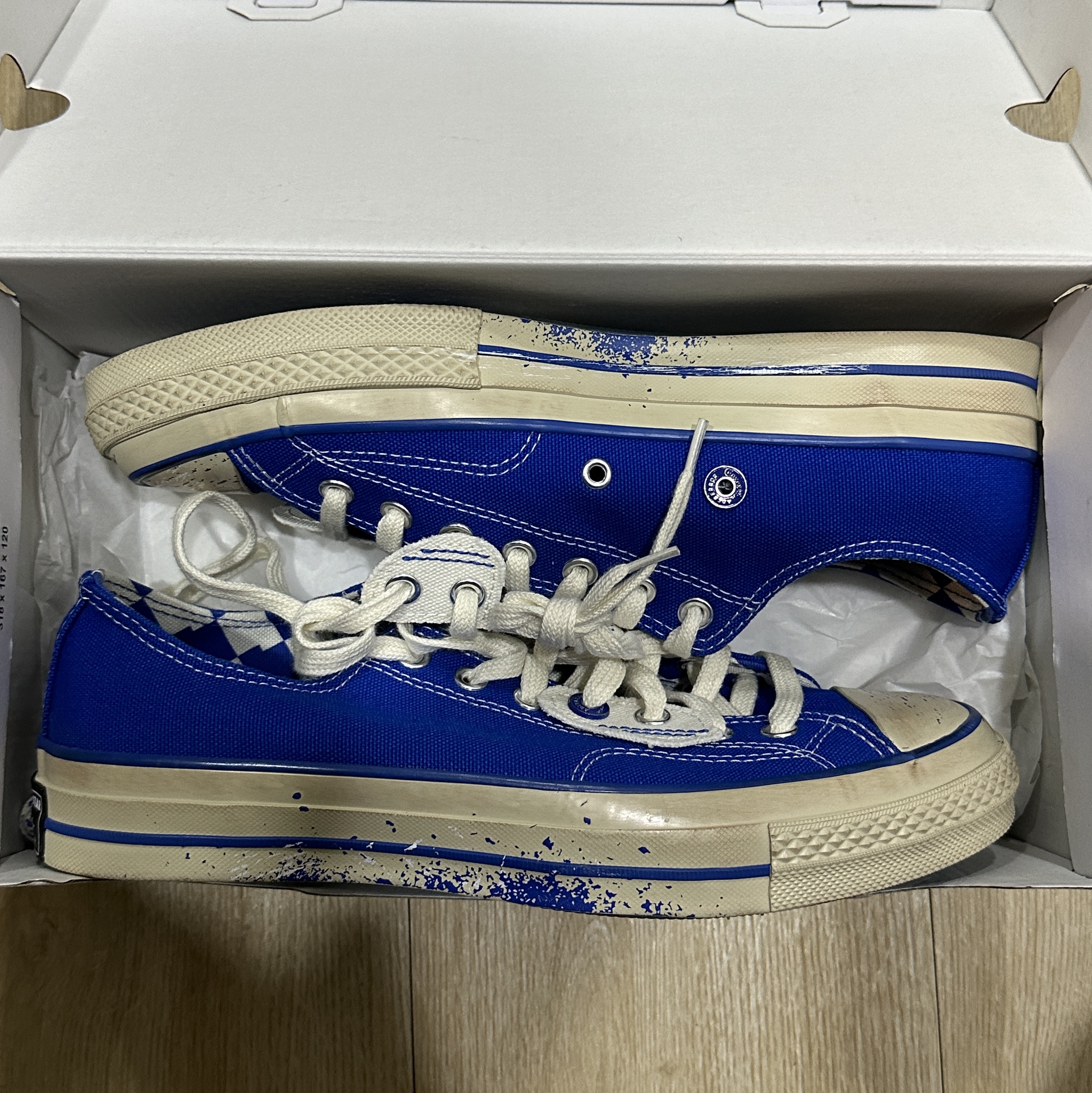 Converse x Ader Error Chuck 70 Ox Imperial Blue 착용 스타일 - 3