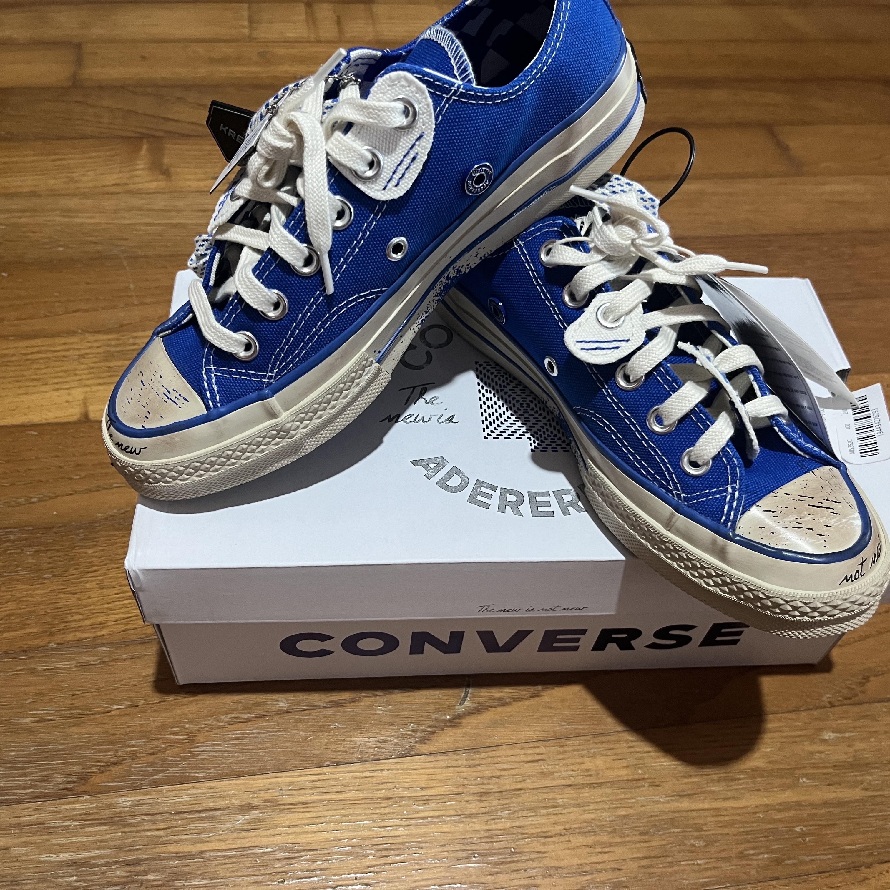 Converse x Ader Error Chuck 70 Ox Imperial Blue 착용 스타일