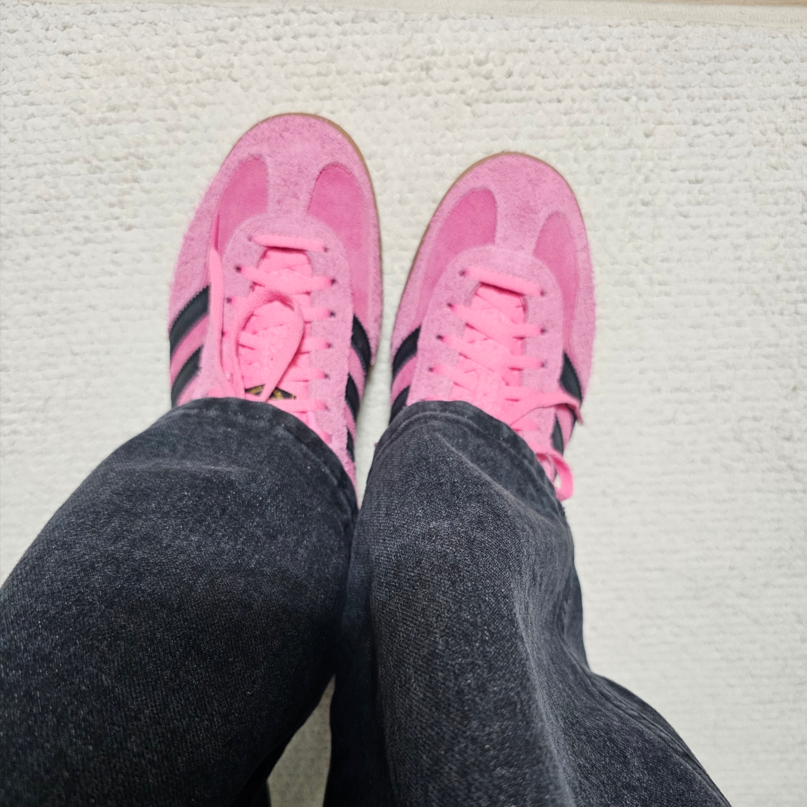 (W) Adidas Gazelle Indoor Bliss Pink ์ฐฉ์ฉ ์คํ์ผ - 2
