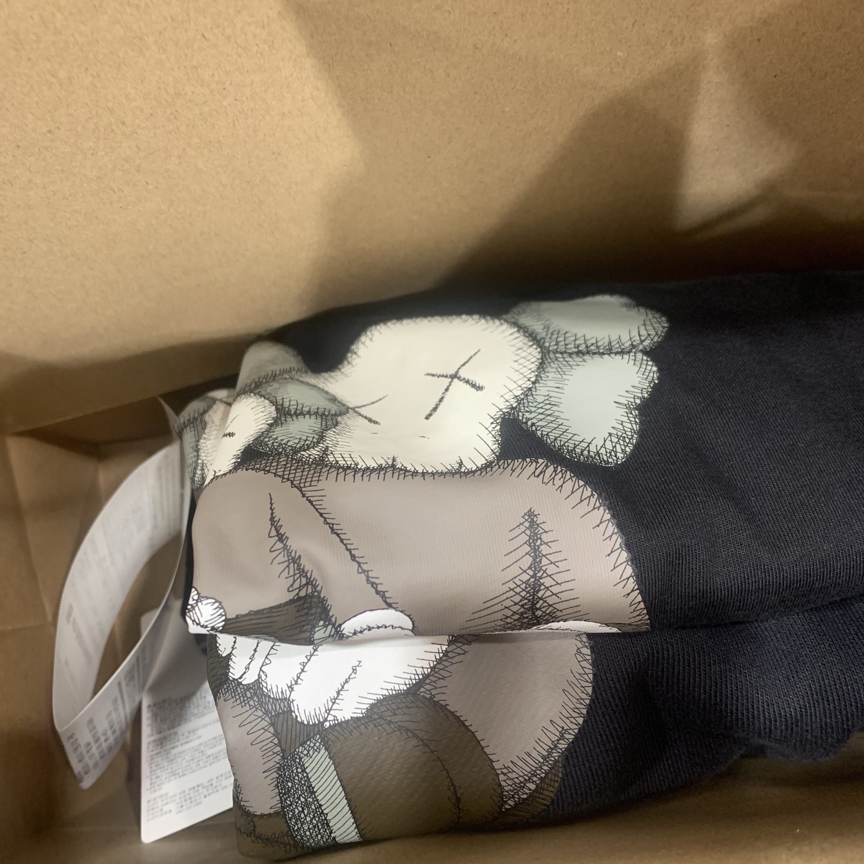 Uniqlo UT x Kaws Long Sleeve Sweatshirt Black, Uniqlo UT x Kaws Short Sleeve Graphic T-Shirt Black 착용 스타일