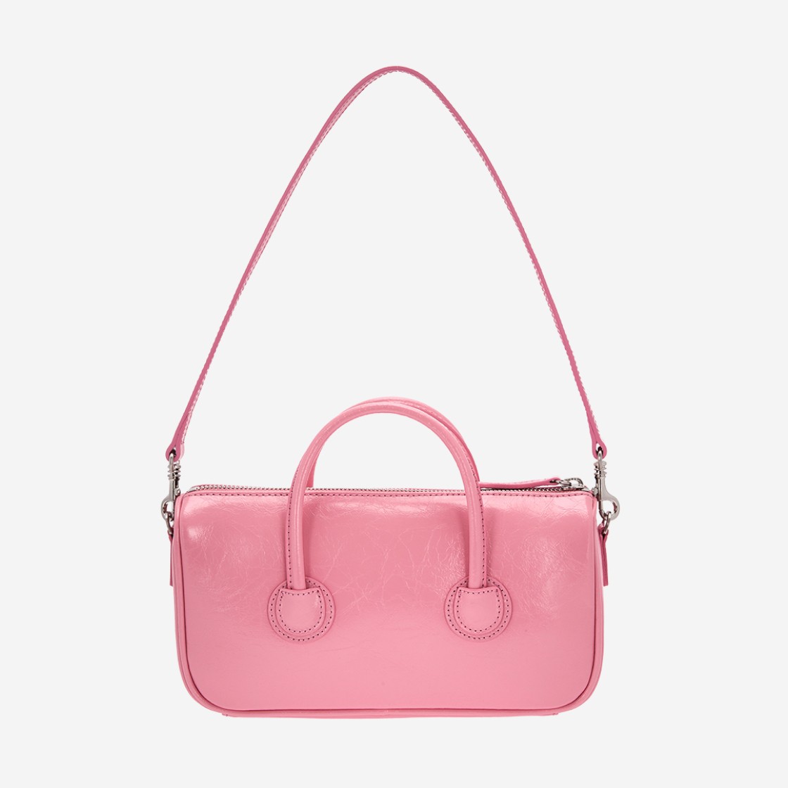 Margesherwood Zipper Small Bag Candy Pink Crinkle 상세 이미지 2