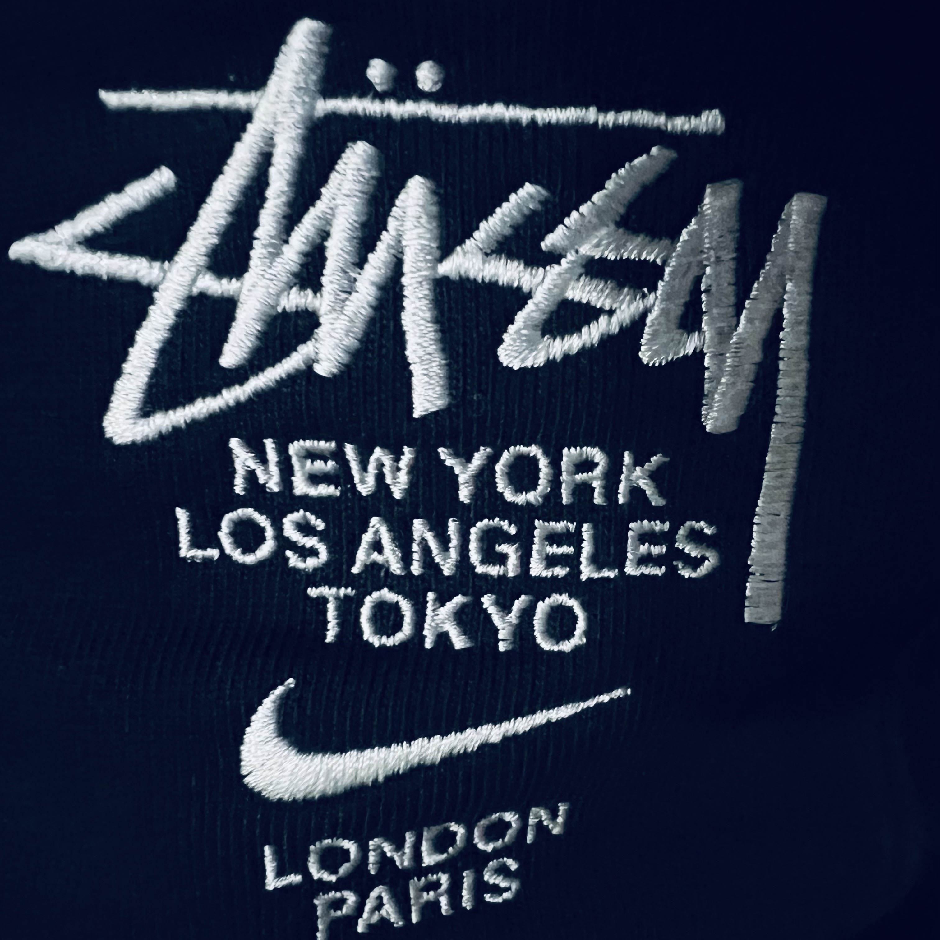 Nike x Stussy NRG ZR Fleece Crewneck Black - US/EU, Nike x Stussy NRG ZR Fleece Pants Black - US/EU 착용 스타일 - 3