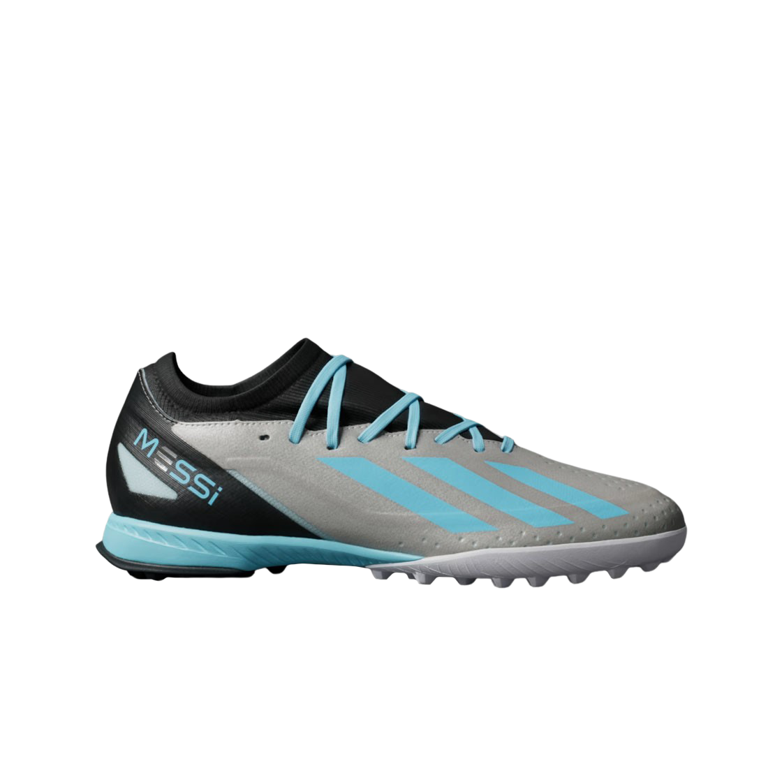 아디다스 X 크레이지패스트 메시.3 TF 실버 메탈릭 블리스 블루 코어 블랙(Adidas X Crazyfast Messi.3 TF Silver Metallic Bliss Blue Core Black)